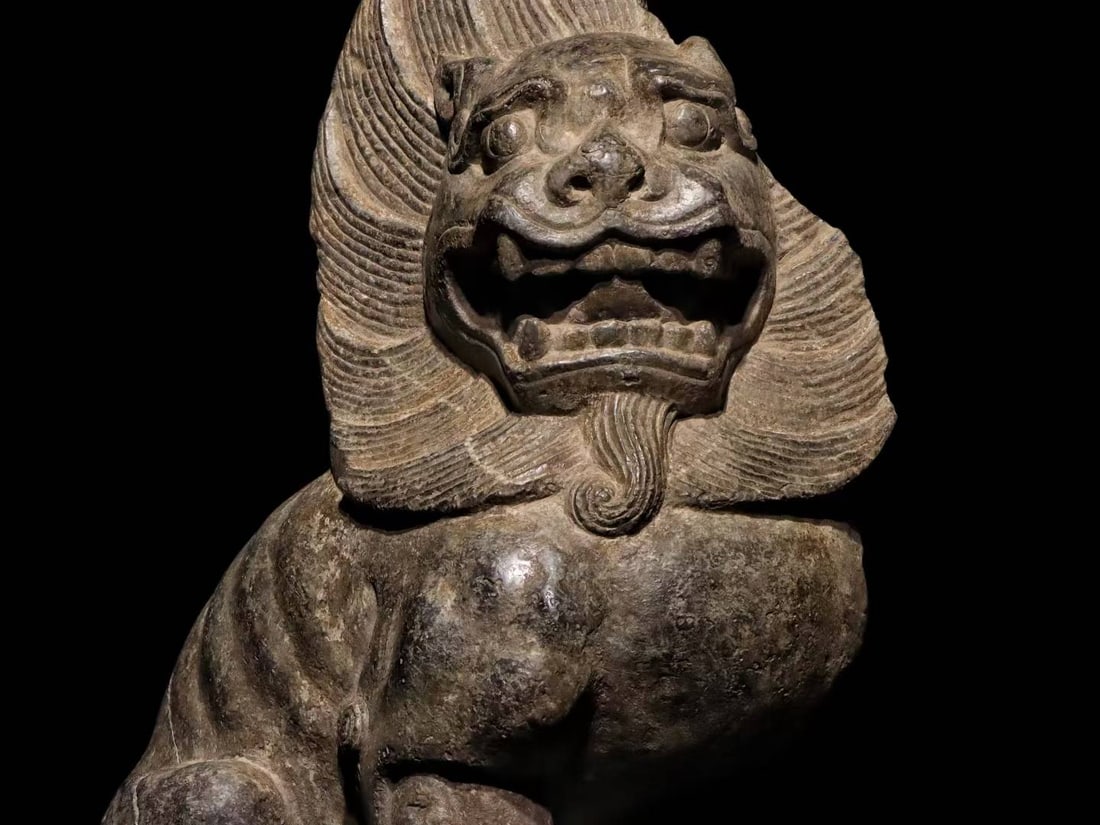 An Exquisite Limestone Lion Ornament - 4