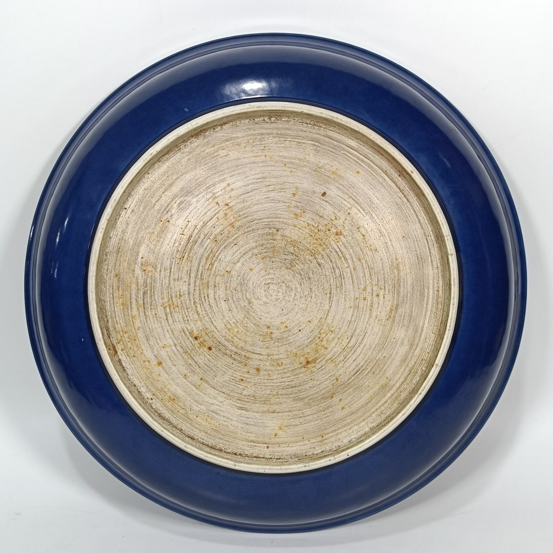 An Exquisite Blue Glazed Dragon Pattern Plate - 6