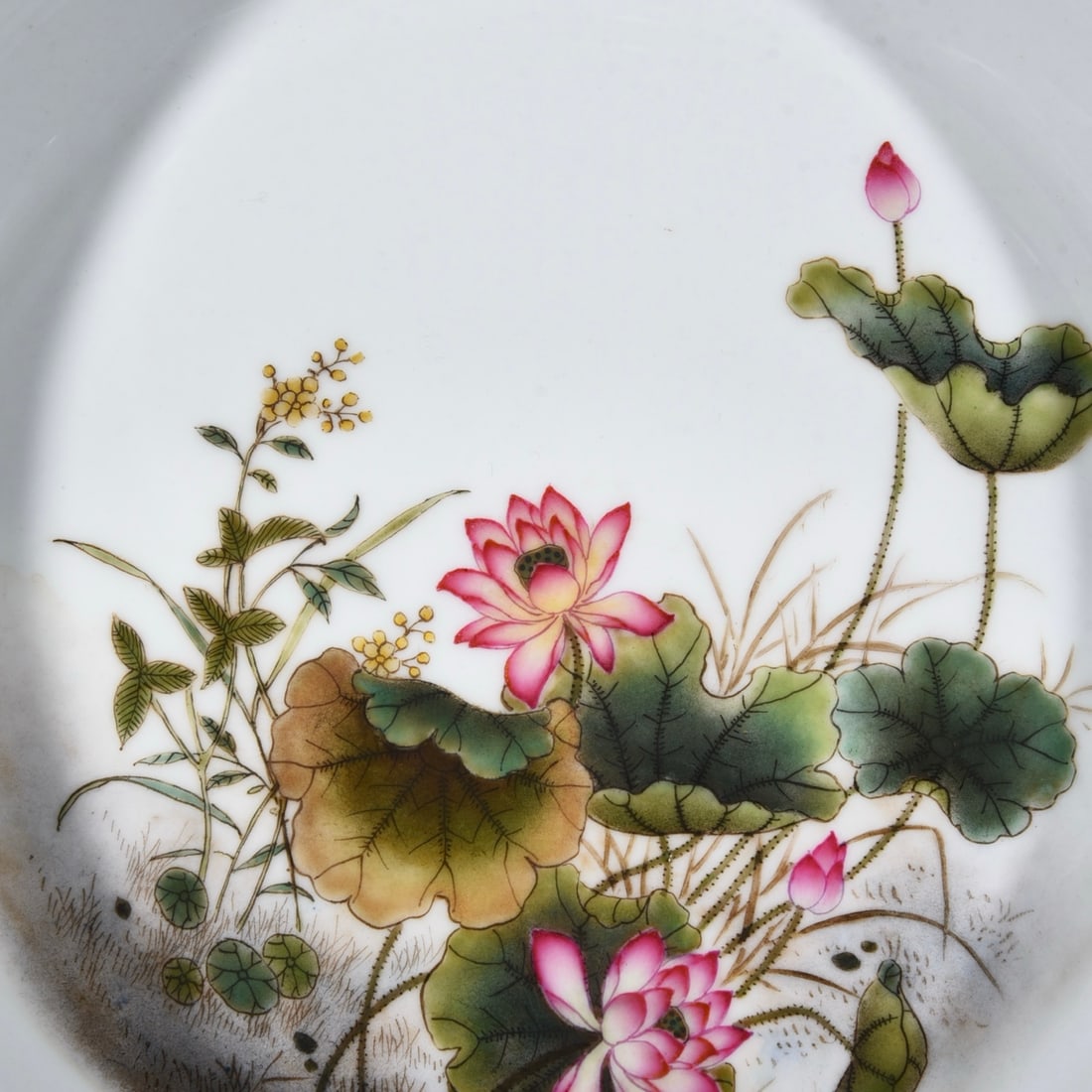 An Exquisite Famille-Rose Ruby Red-Glazed Flower Pattern Brush Washer - 4