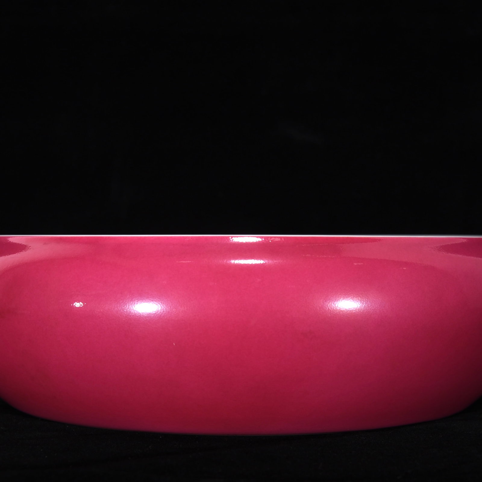 An Exquisite Famille-Rose Ruby Red-Glazed Flower Pattern Brush Washer - 7