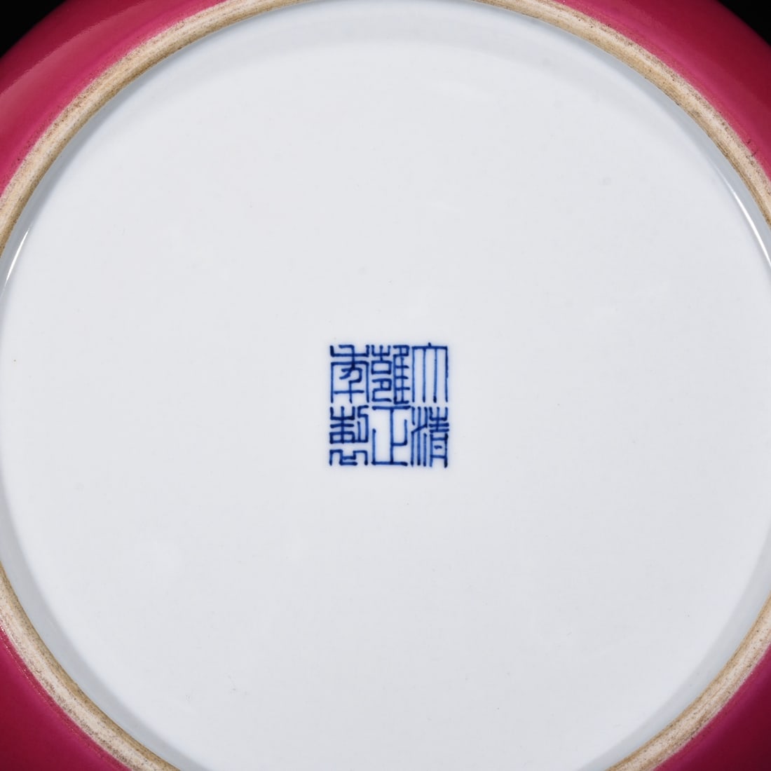 An Exquisite Famille-Rose Ruby Red-Glazed Flower Pattern Brush Washer - 9