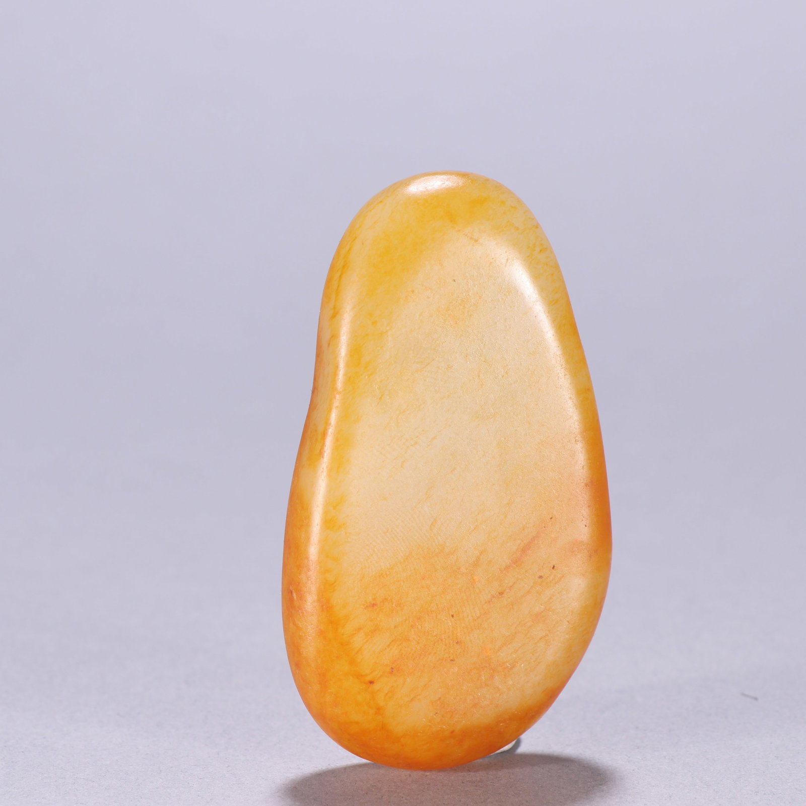 An Exquisite White Jade Ornament: An Exquisite White Jade Ornament Qing Dynasty, China Size:2.8inx1.5in Weight:76.5g白玉原石摆件 中国清代 Size:7cmx3.9cm Weight:76.5g