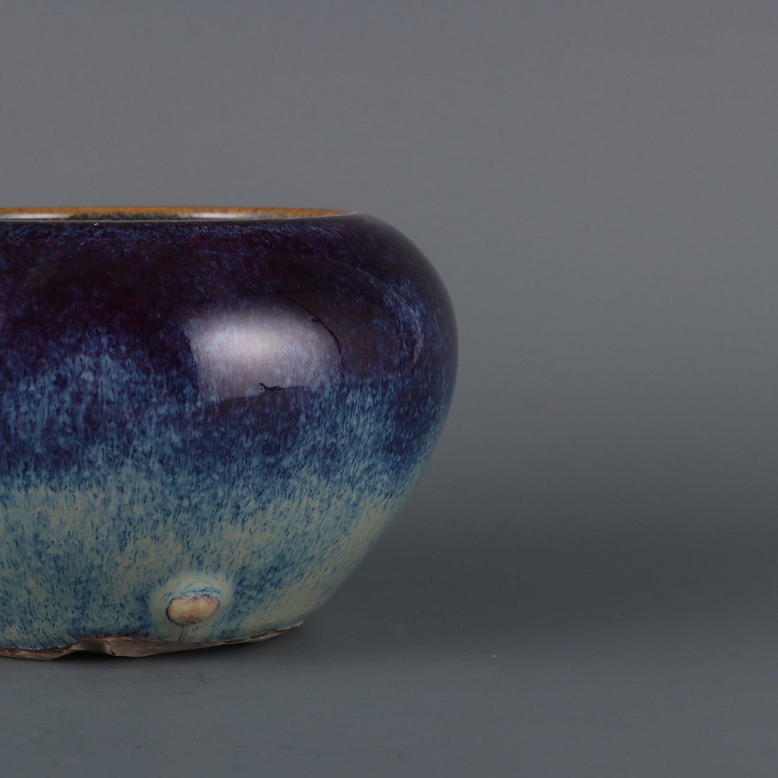An Exquisite Flambe Glazed Jar - 5