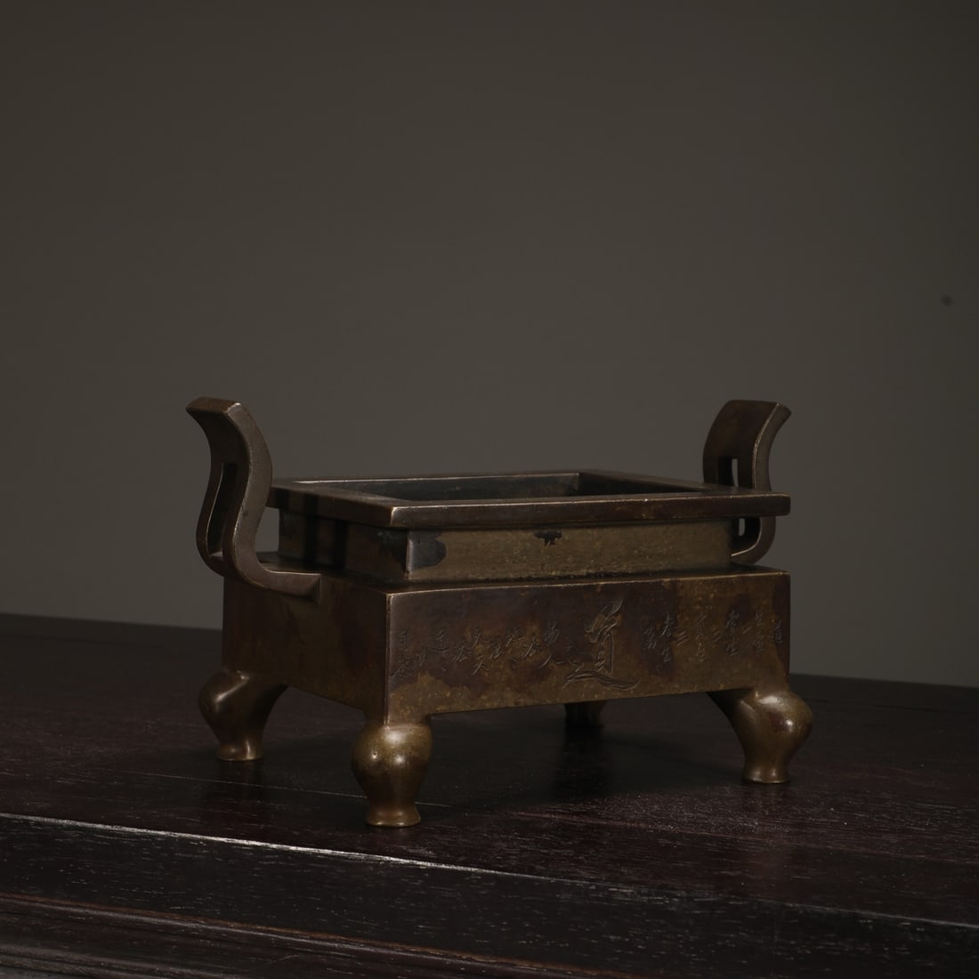 An Exquisite Bronze Double-Ears Censer - 3