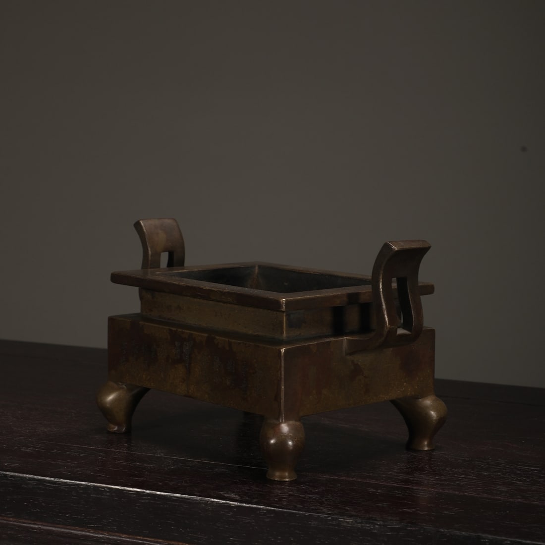 An Exquisite Bronze Double-Ears Censer - 4