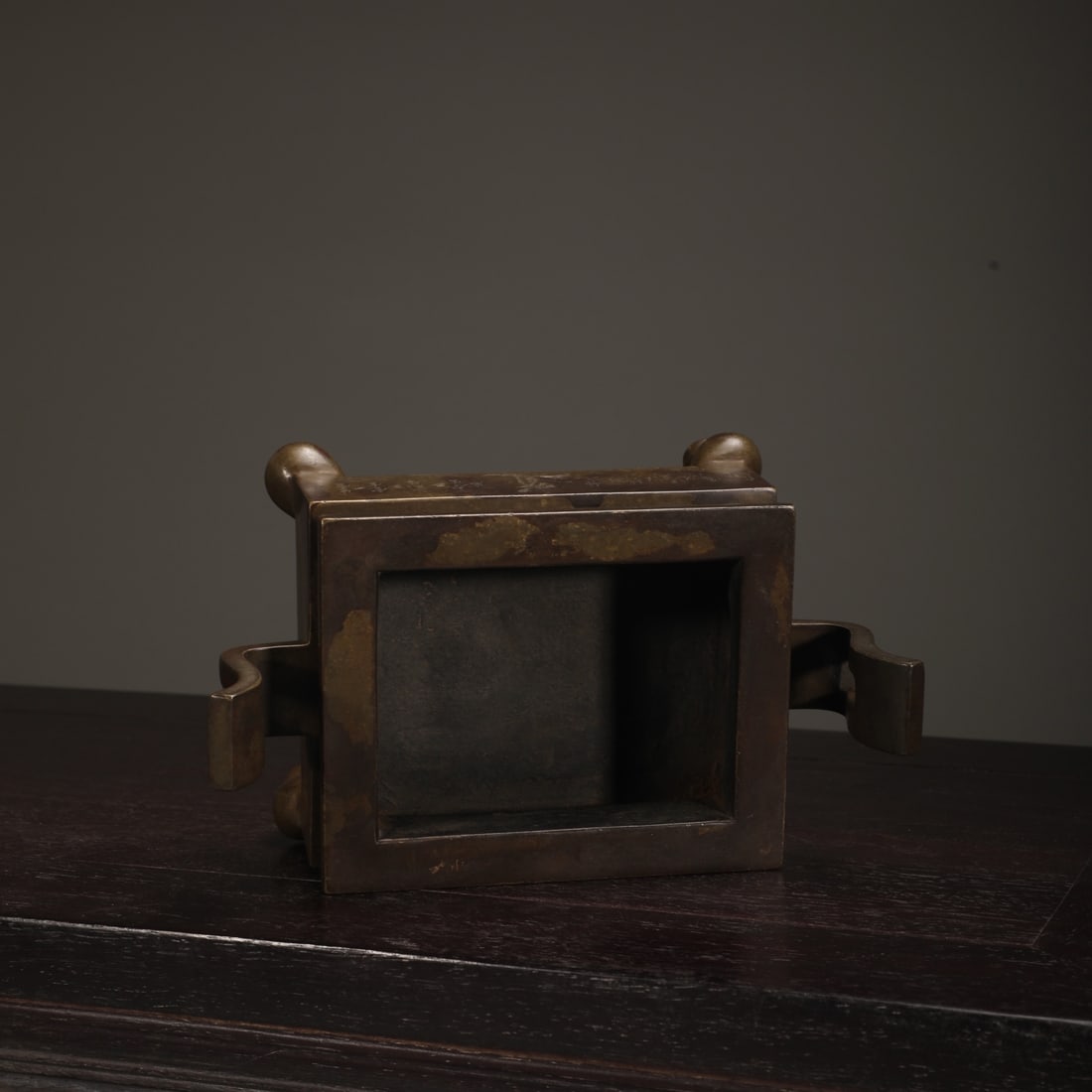 An Exquisite Bronze Double-Ears Censer - 5
