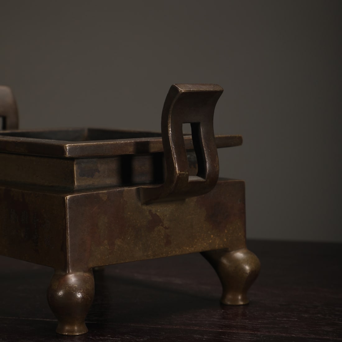 An Exquisite Bronze Double-Ears Censer - 8