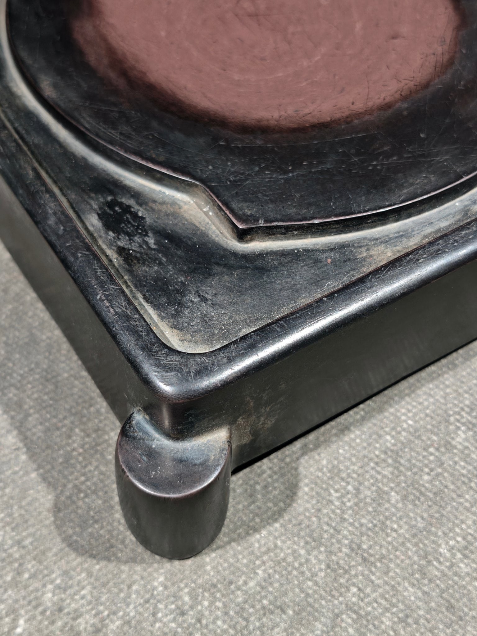 An Exquisite with poem Inkstone - 3