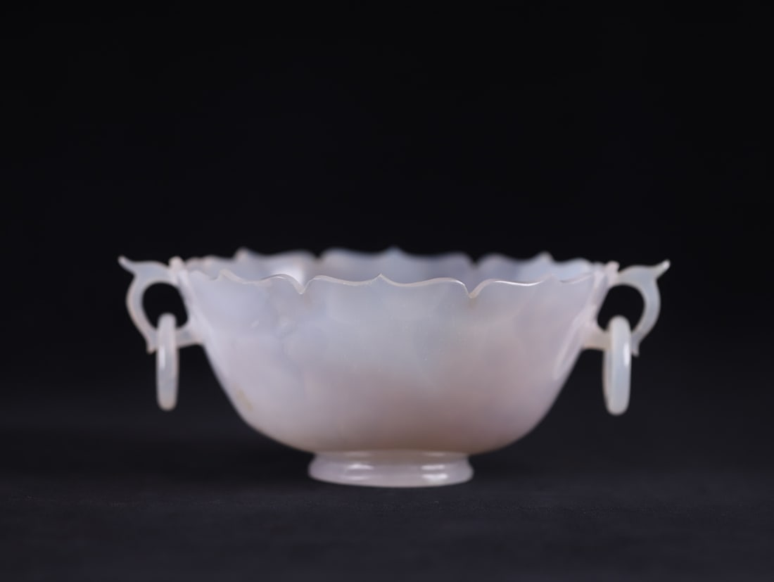An Exquisite Agate Double-Ears Bowl - 2