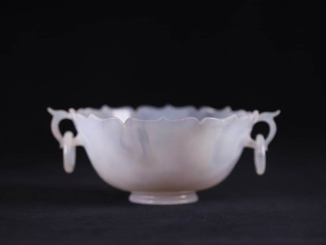 An Exquisite Agate Double-Ears Bowl - 3
