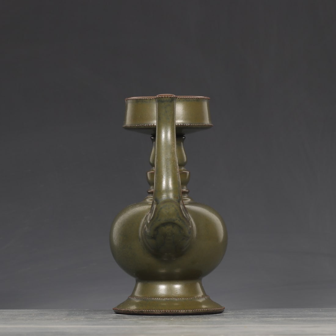 An Exquisite Teadust Glazed Ewer - 5