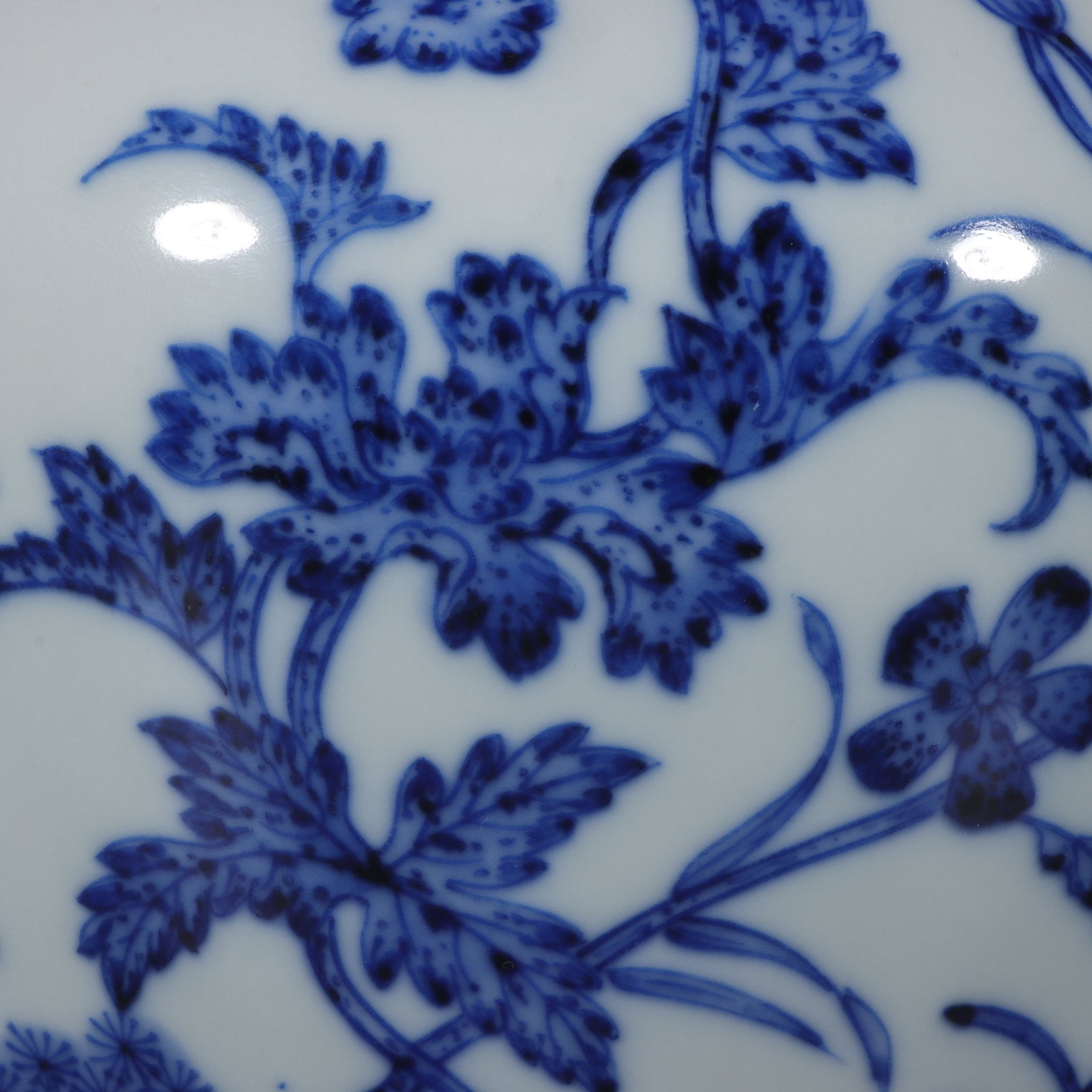 An Exquisite Blue and White Flower Pattern Lotus Pattern Jar - 6