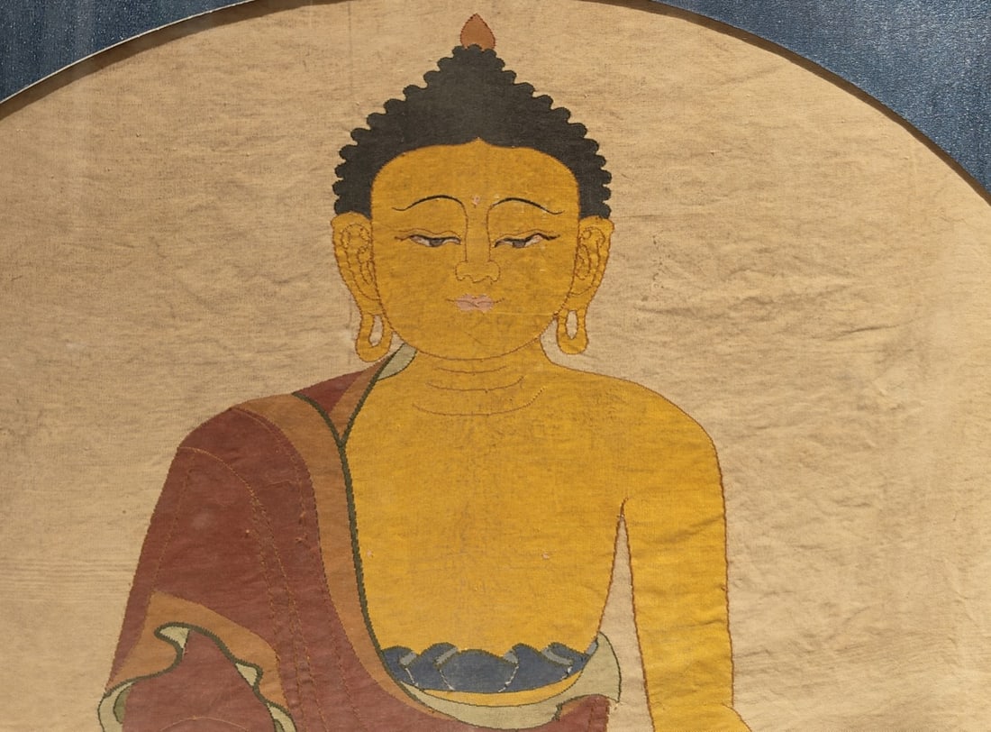 Shakyamuni Buddha image tapestry - 2