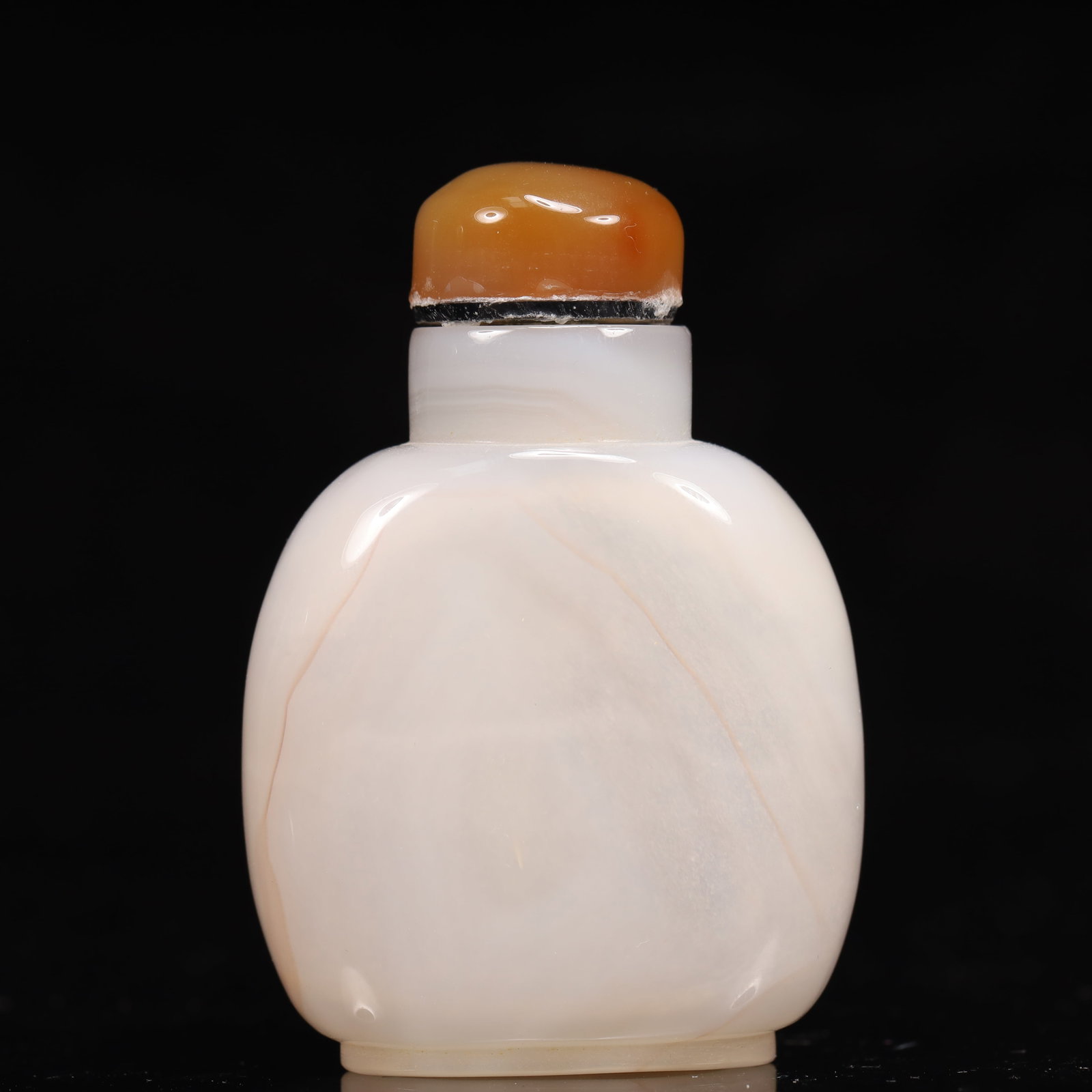 An Exquisite Agate Figure and Bird Pattern Snuff Bottle - 5