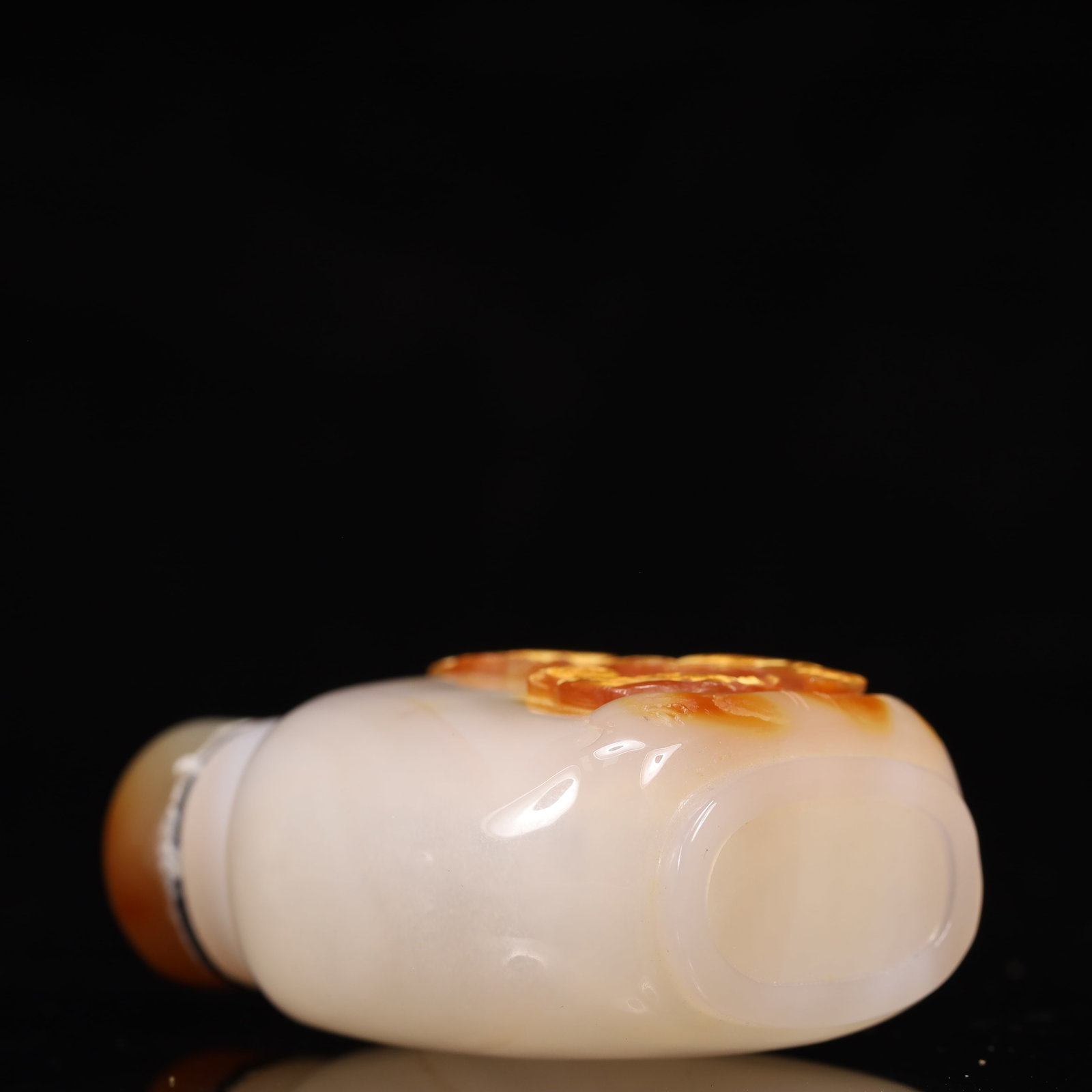 An Exquisite Agate Figure and Bird Pattern Snuff Bottle - 9