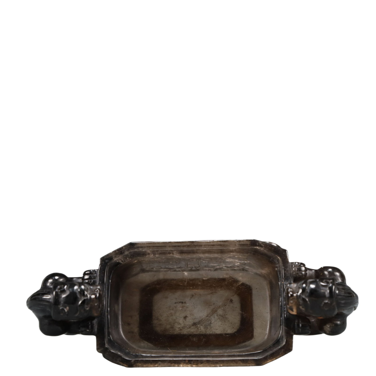 An Exquisite Crystal Beast-Face Pattern Double-Ears Censer - 7