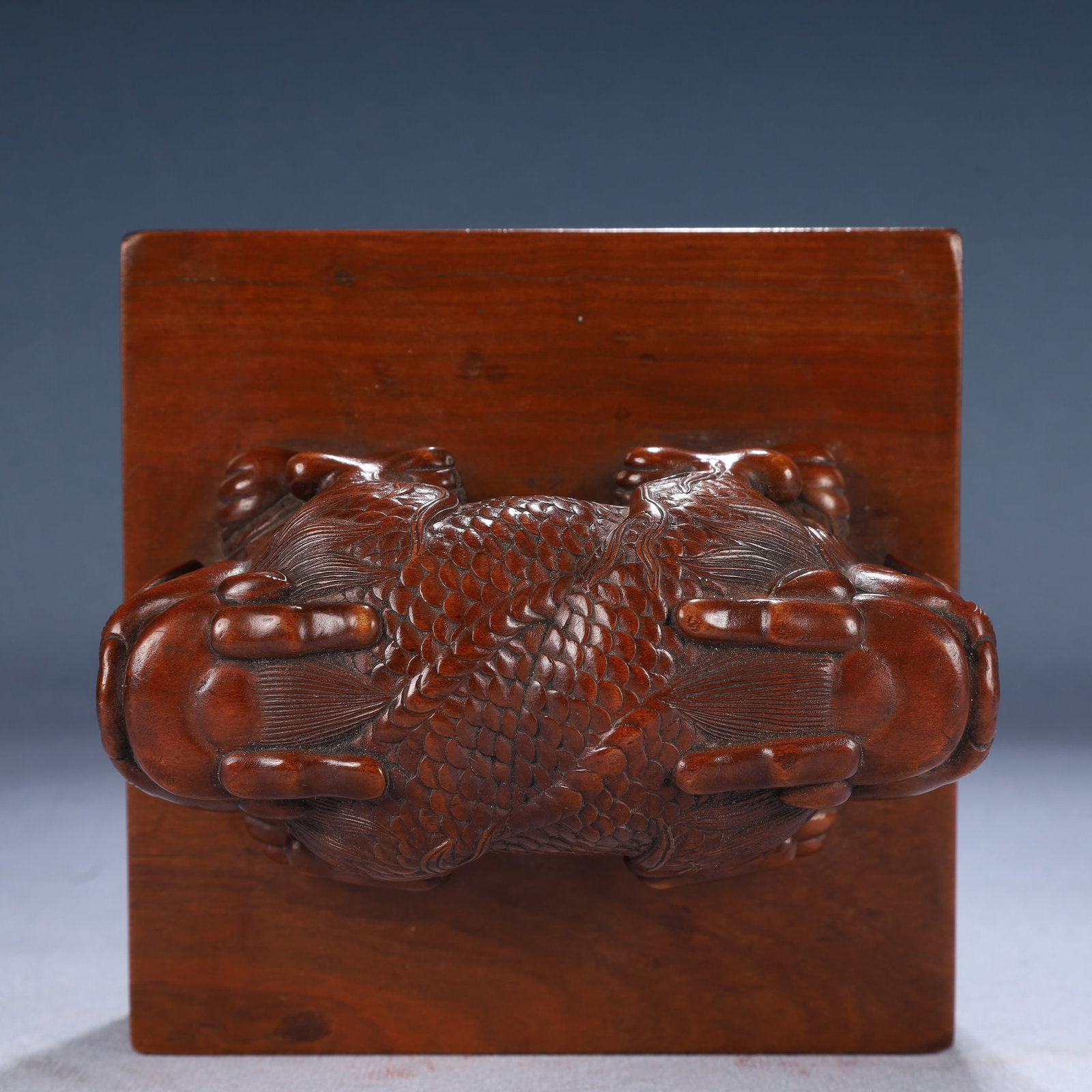 An Exquisite Boxwood Auspicious Beast Pattern Seal - 6
