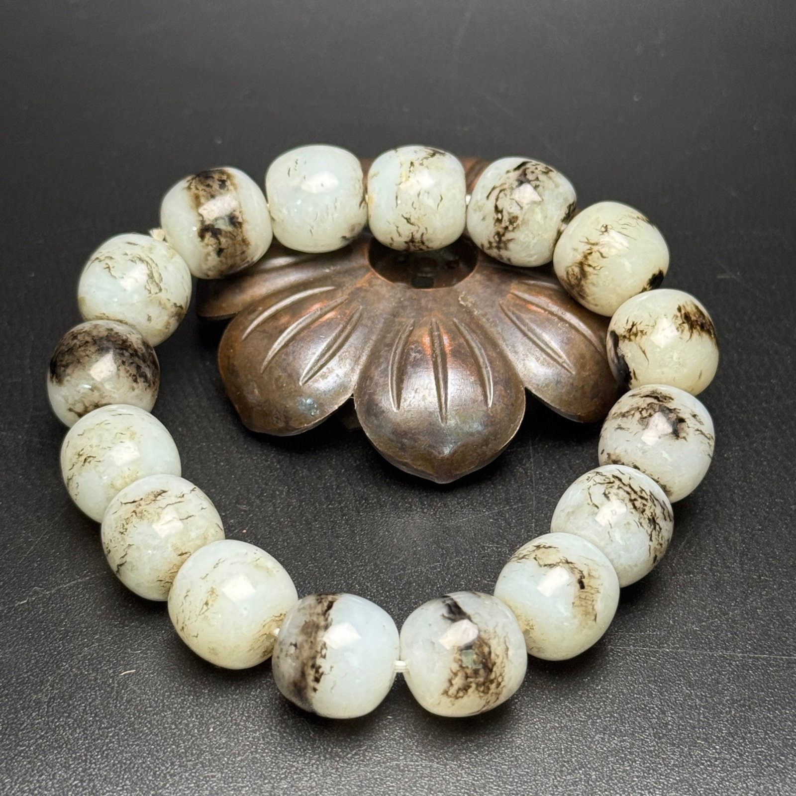 An Exquisite White Jade Bracelets - 6