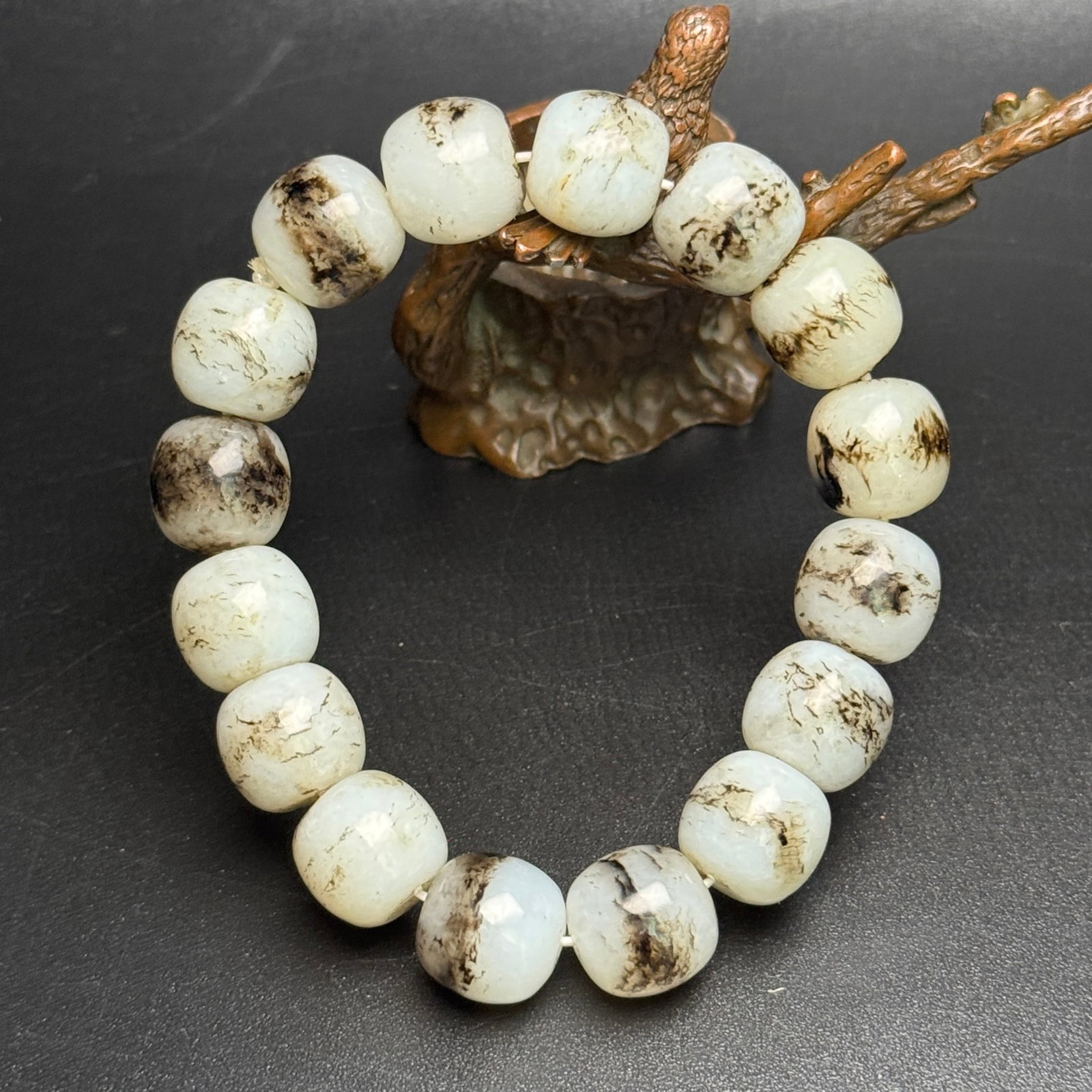 An Exquisite White Jade Bracelets - 7