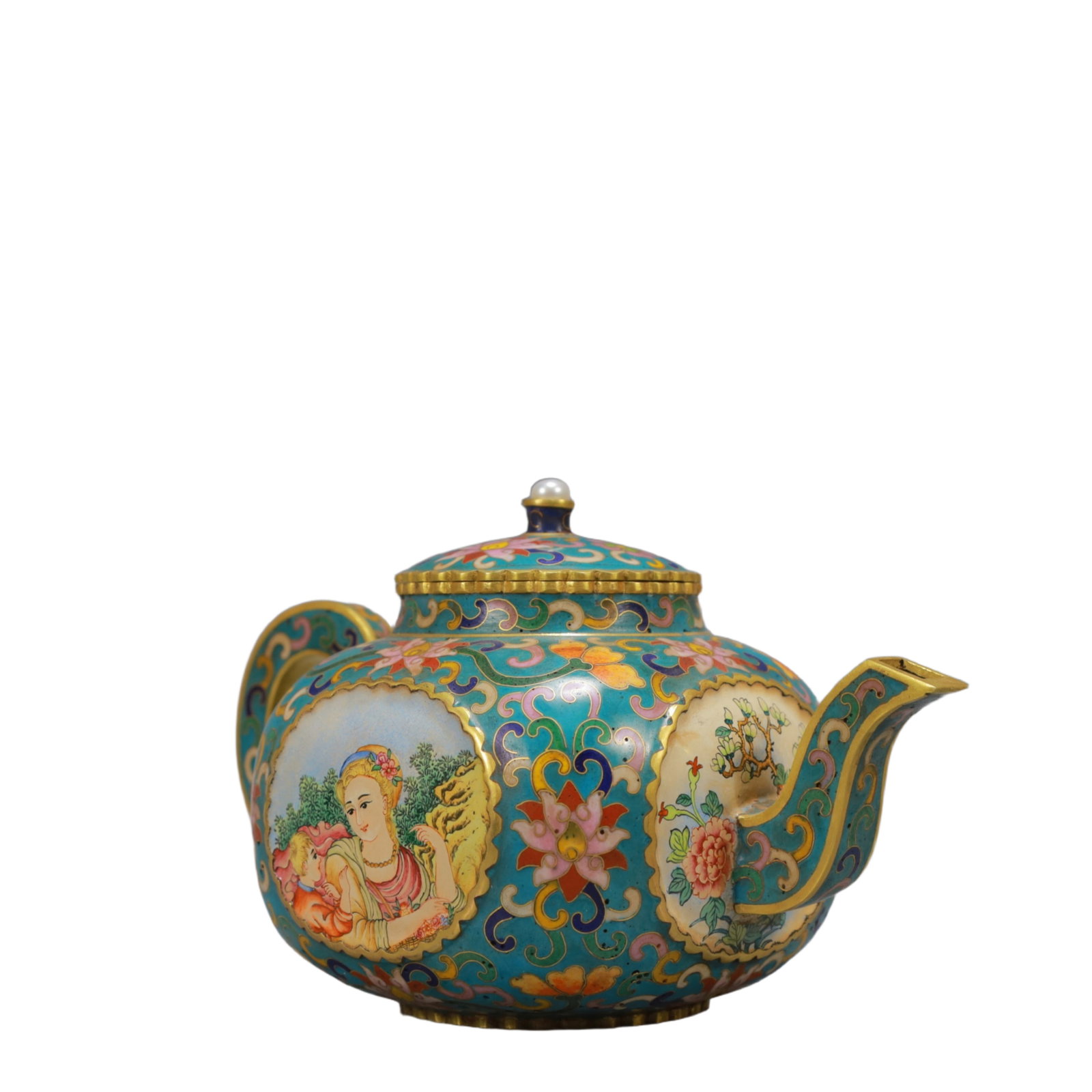 An Exquisite Painted Enamel Figure Pattern Ewer - 2