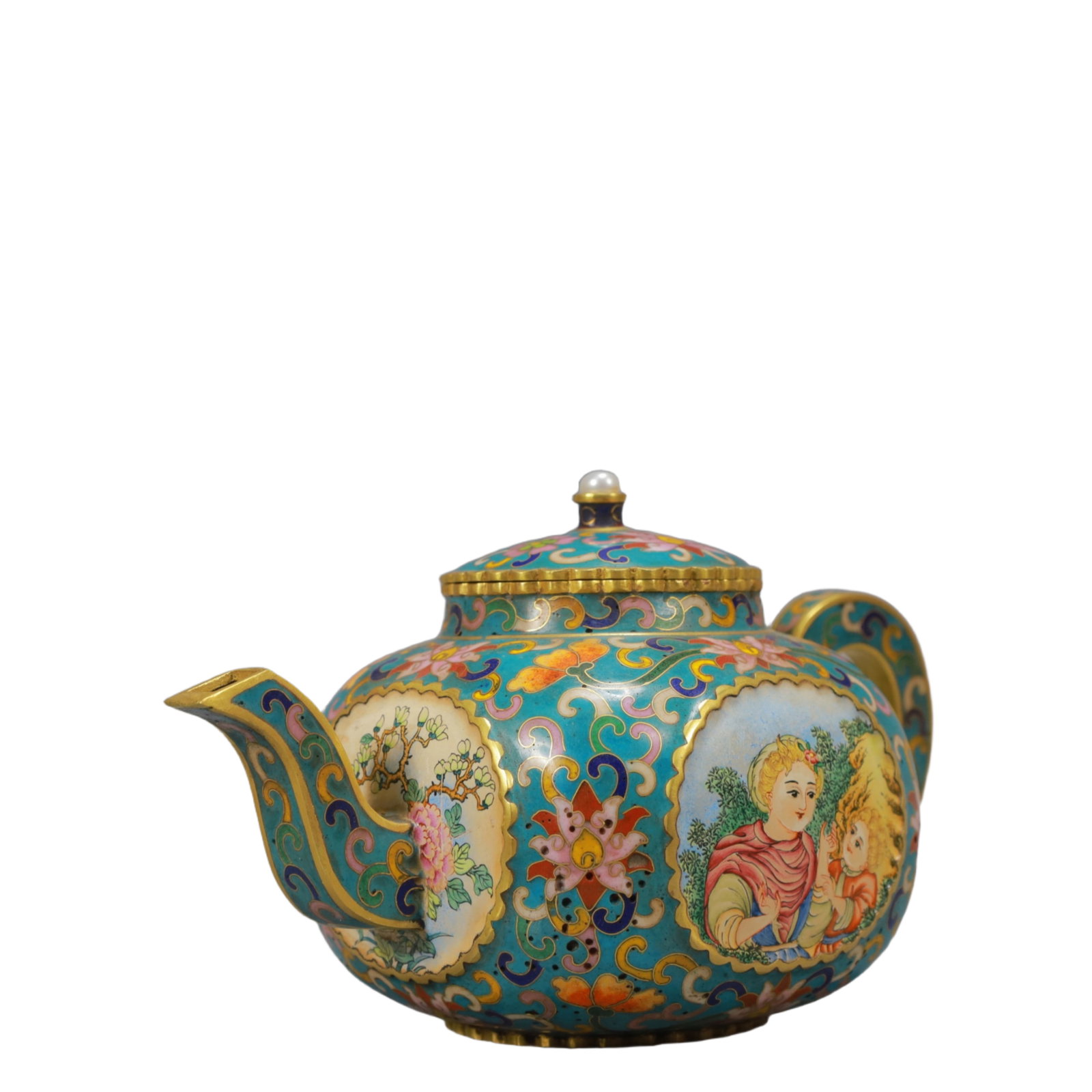 An Exquisite Painted Enamel Figure Pattern Ewer - 4