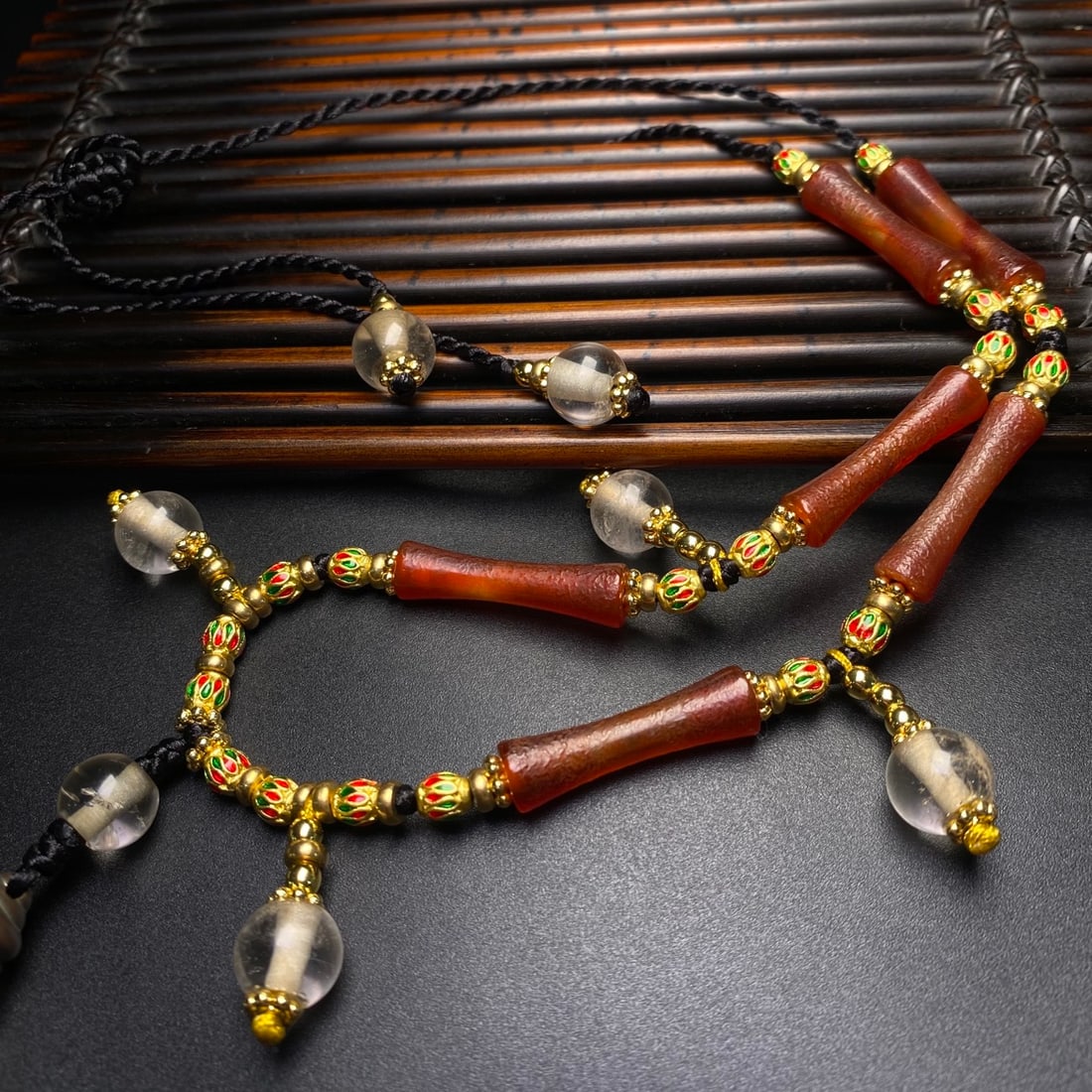 An Exquisite Agate Crystal Necklace - 7