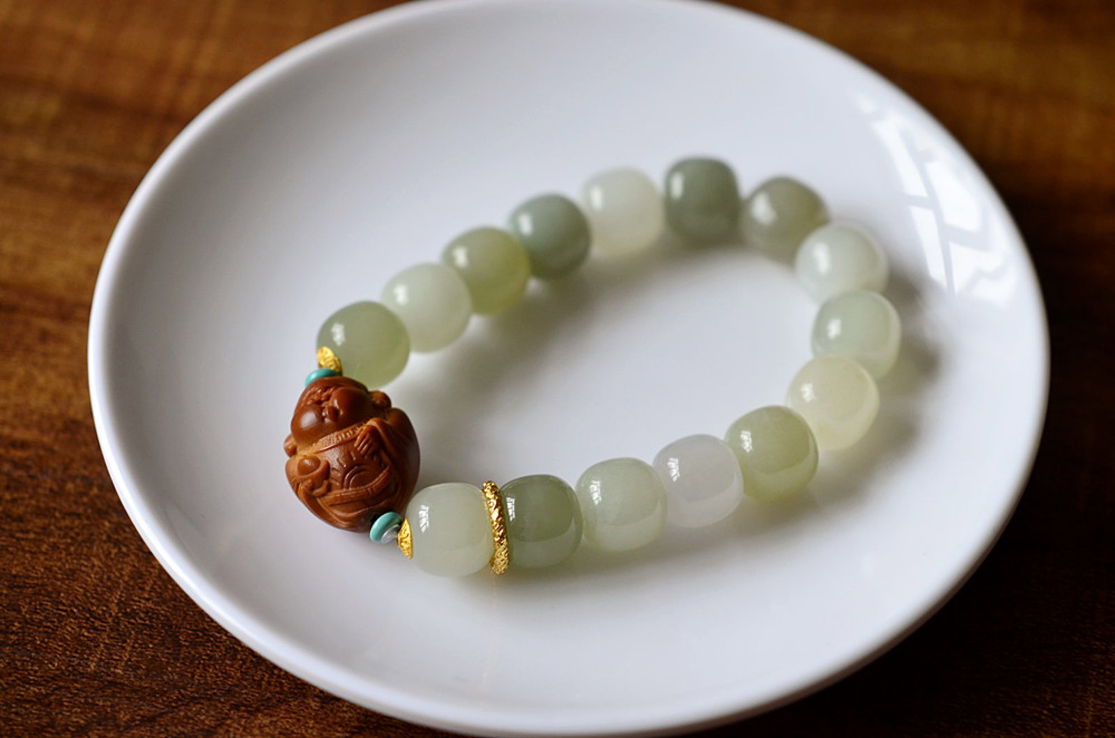 An Exquisite Hotan Jade Bracelets - 3