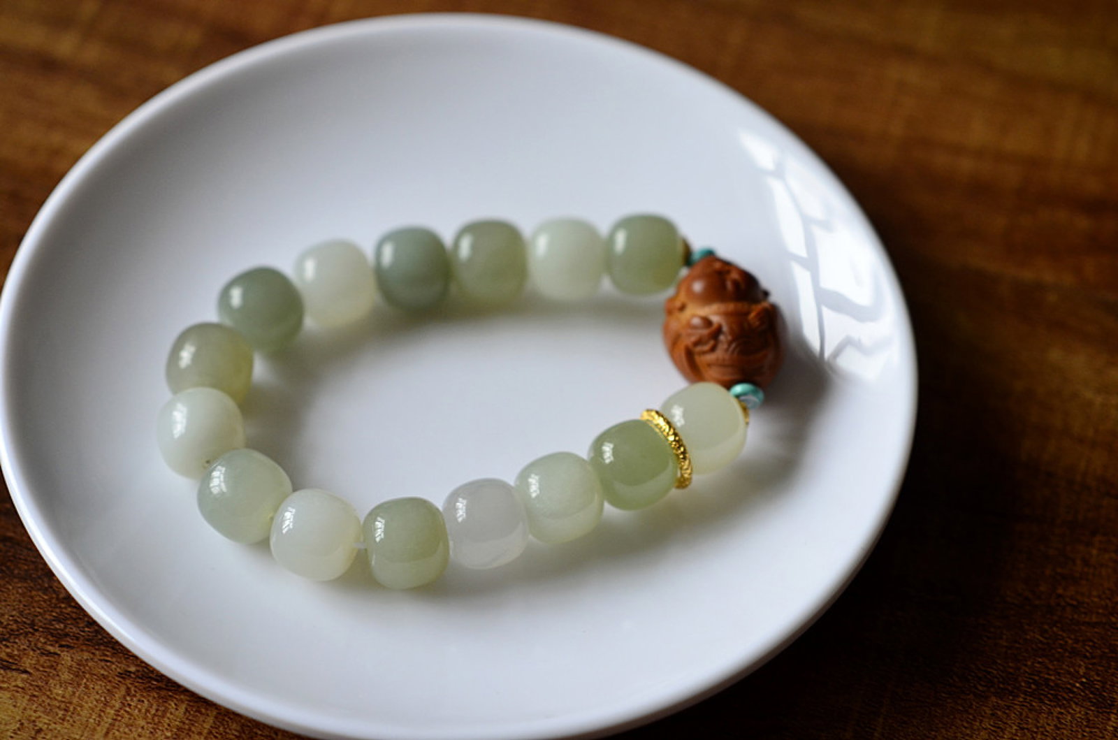 An Exquisite Hotan Jade Bracelets - 4