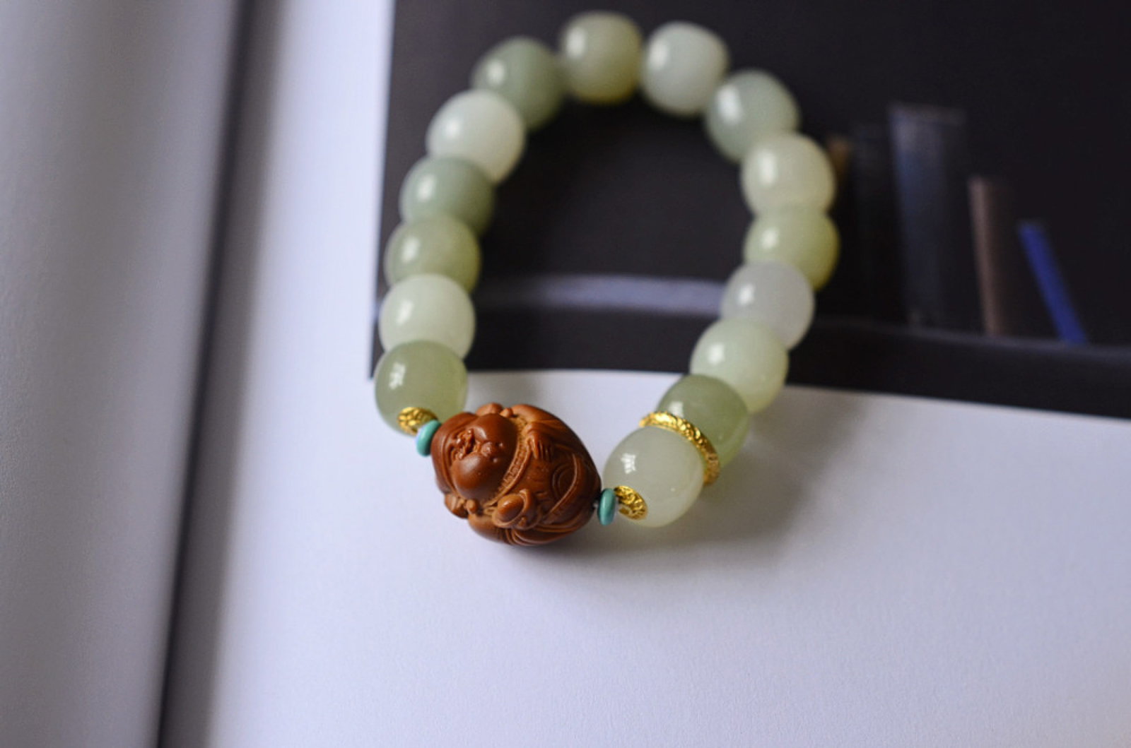 An Exquisite Hotan Jade Bracelets - 6
