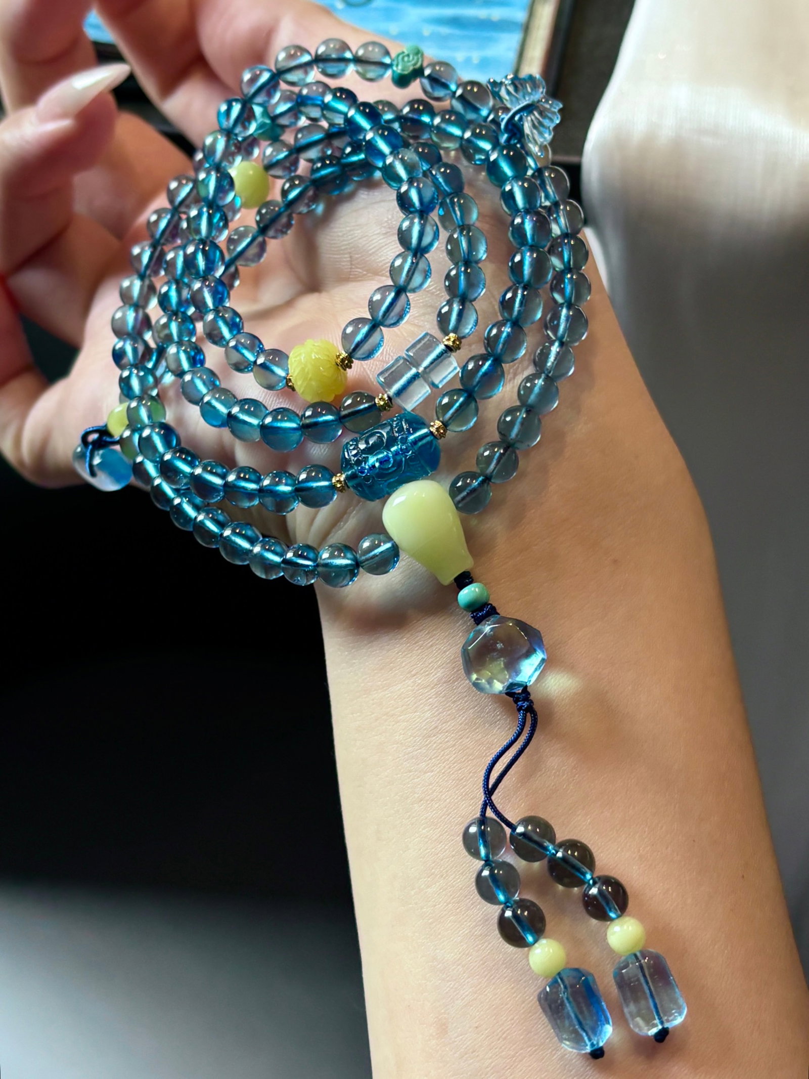 An Exquisite Aquamarine Bracelets - 5