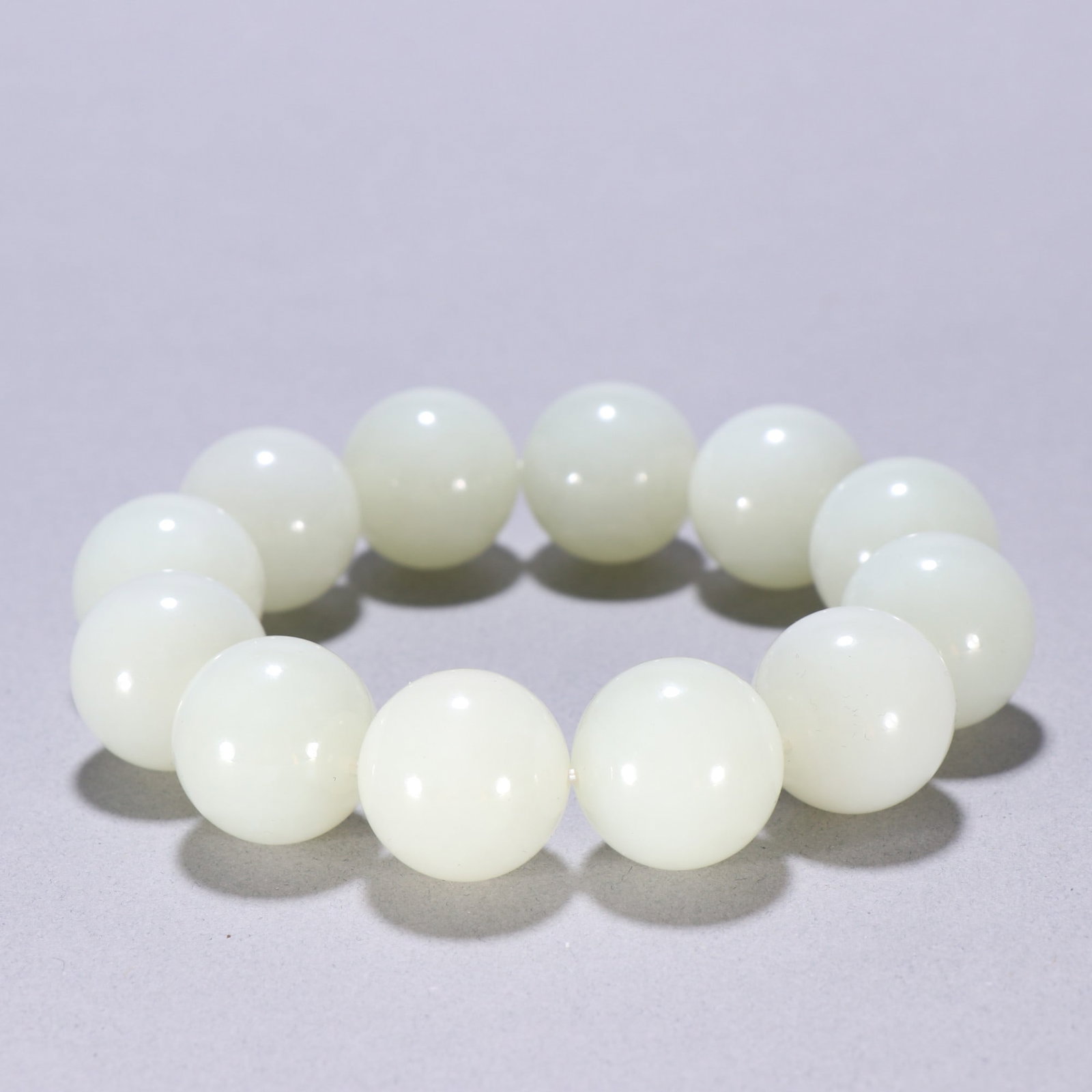 An Exquisite White Jade Bracelets - 5