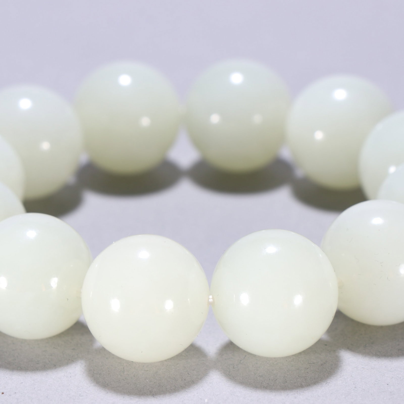 An Exquisite White Jade Bracelets - 6