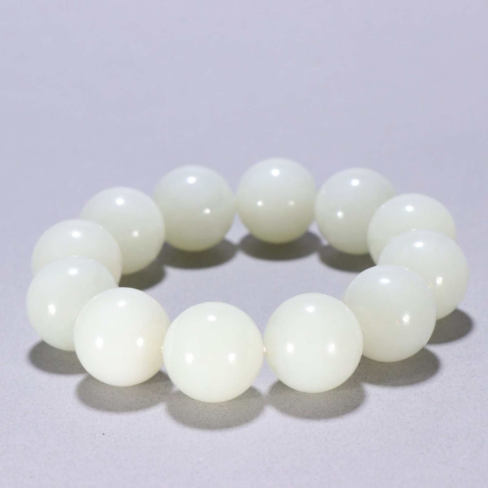An Exquisite White Jade Bracelets - 7