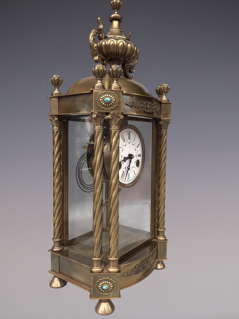An Exquisite Bronze Clock - 2