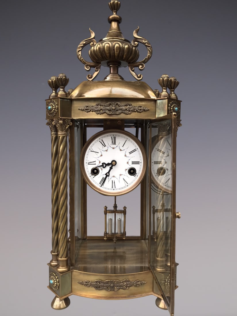 An Exquisite Bronze Clock - 7