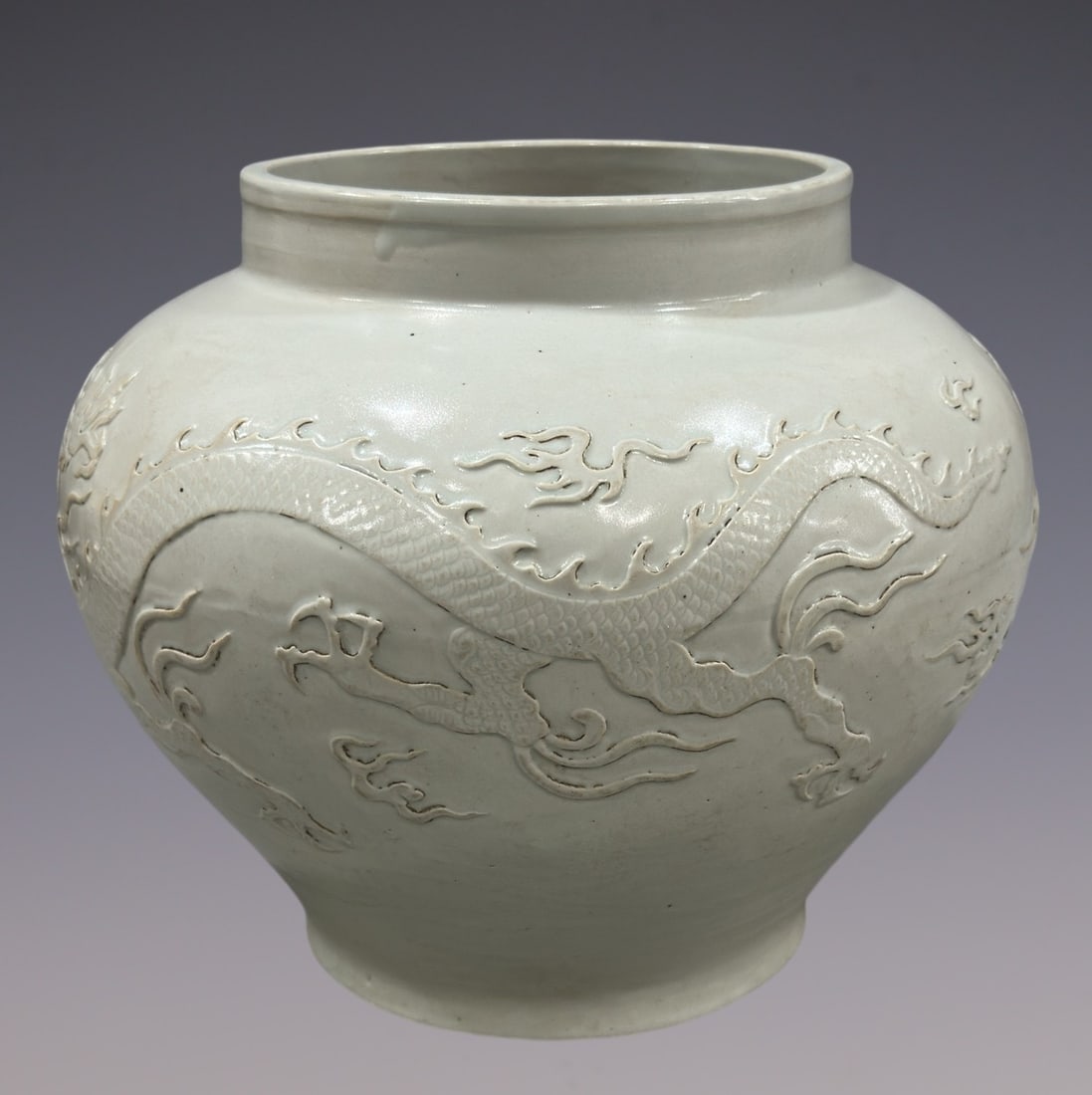 An Exquisite Shufu Glazed Dragon Pattern Jar - 7