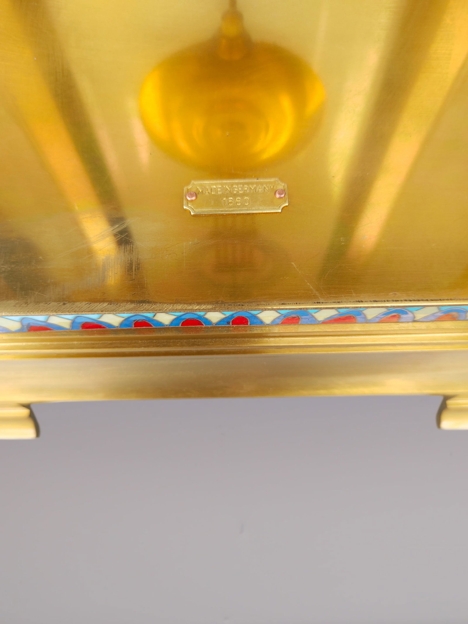 An Exquisite Gilt Bronze Lotus Pattern Clock - 9