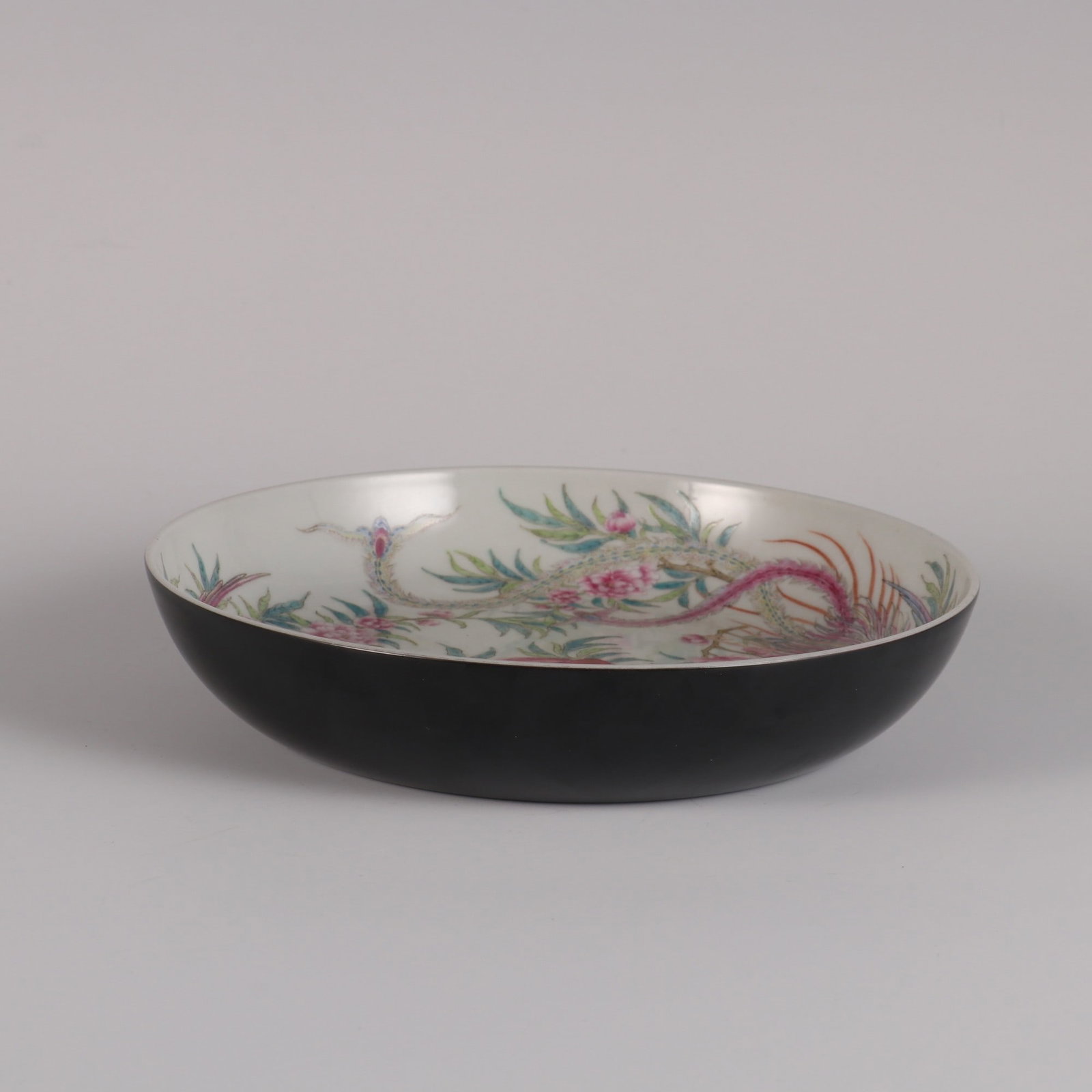 An Exquisite Enamel Phoenix Pattern Plate - 6