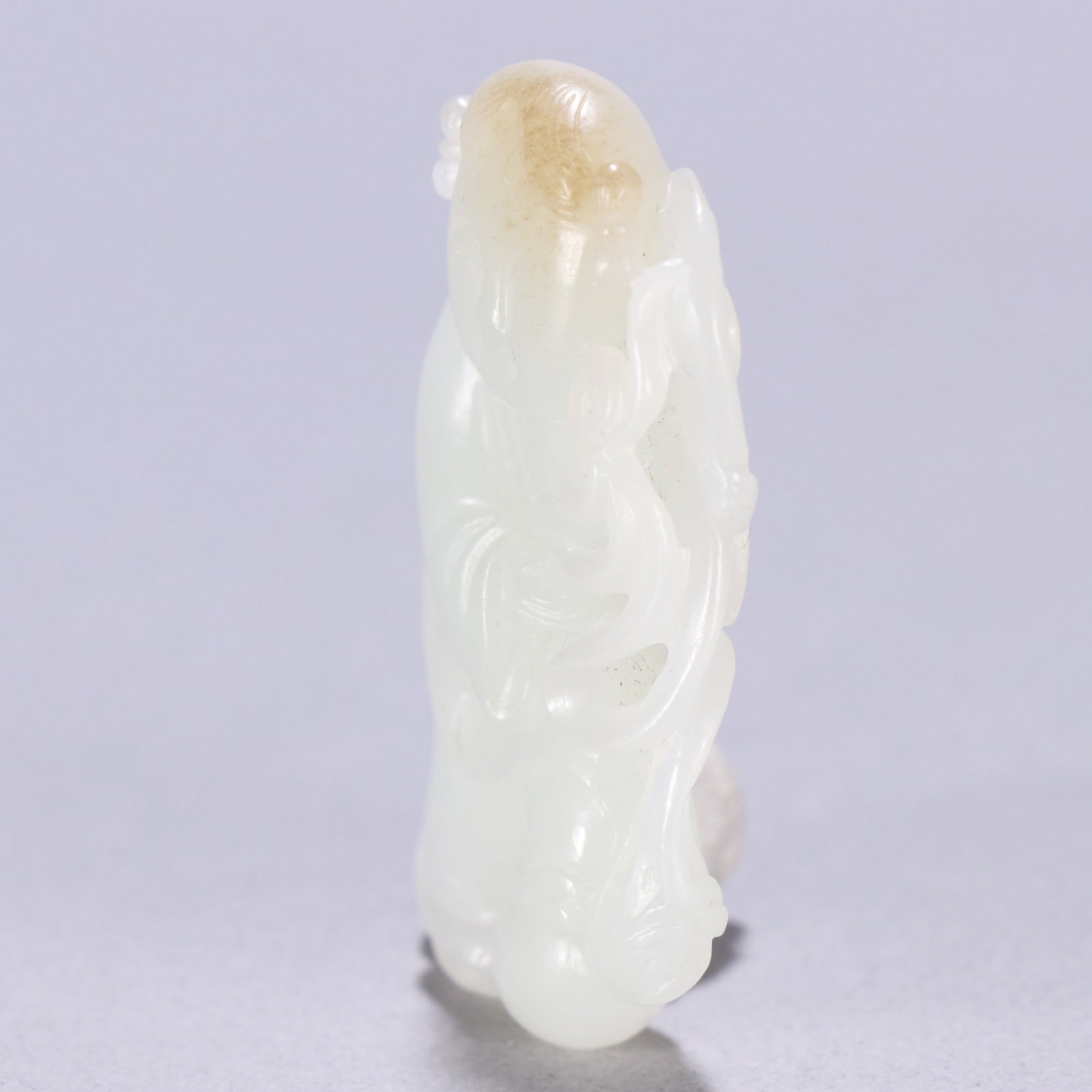 An Exquisite White Jade Figure Pattern Ornament - 4