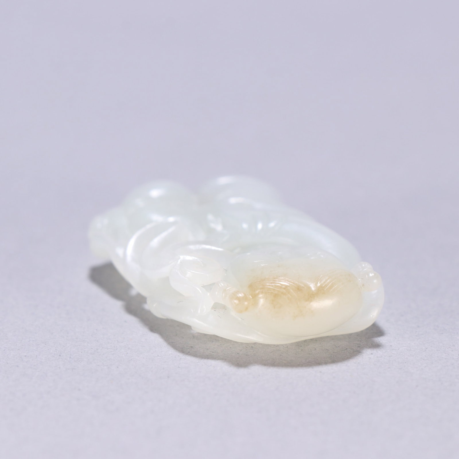 An Exquisite White Jade Figure Pattern Ornament - 9