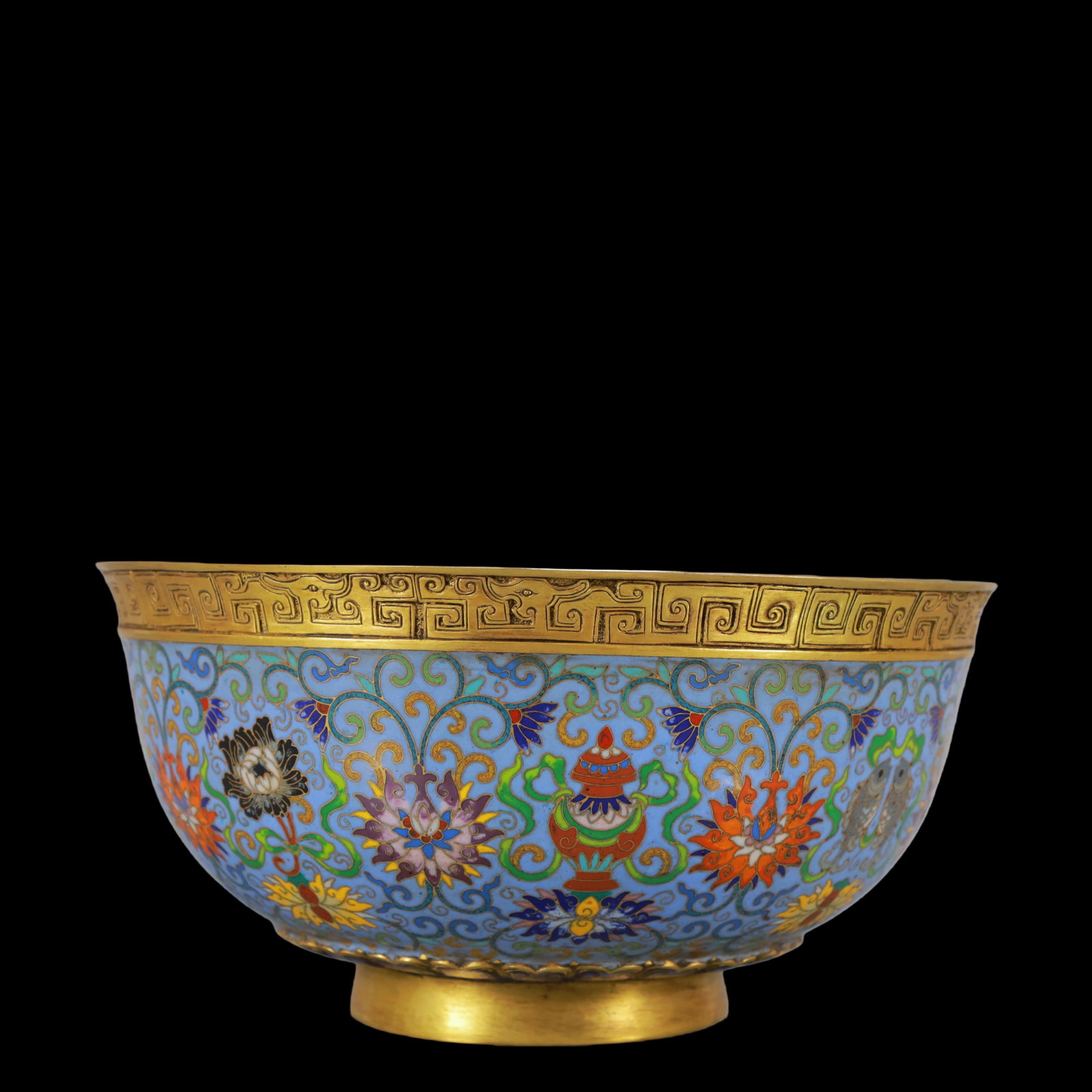 An Exquisite Cloisonne Eight Treasures Pattern Bowl - 2