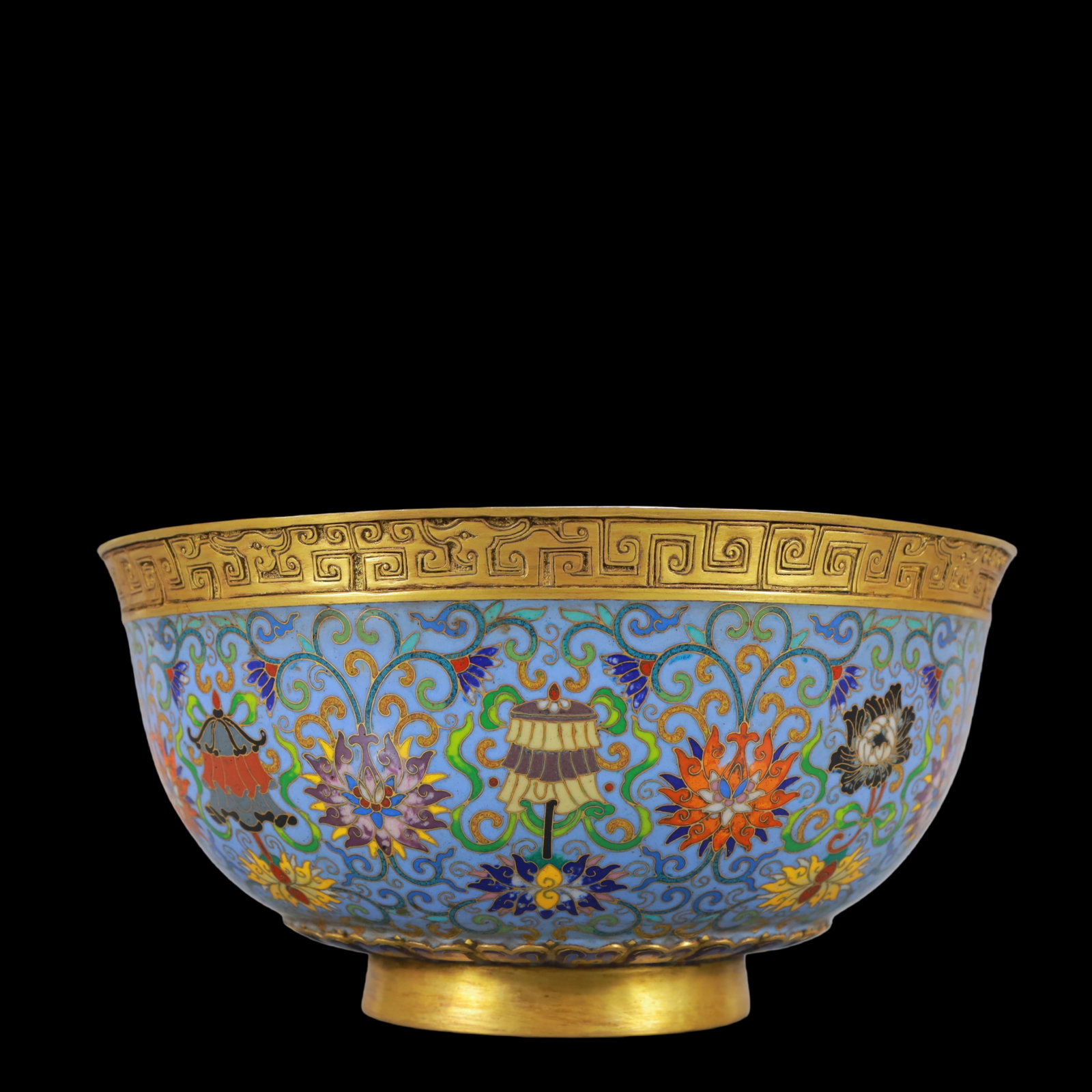 An Exquisite Cloisonne Eight Treasures Pattern Bowl - 4