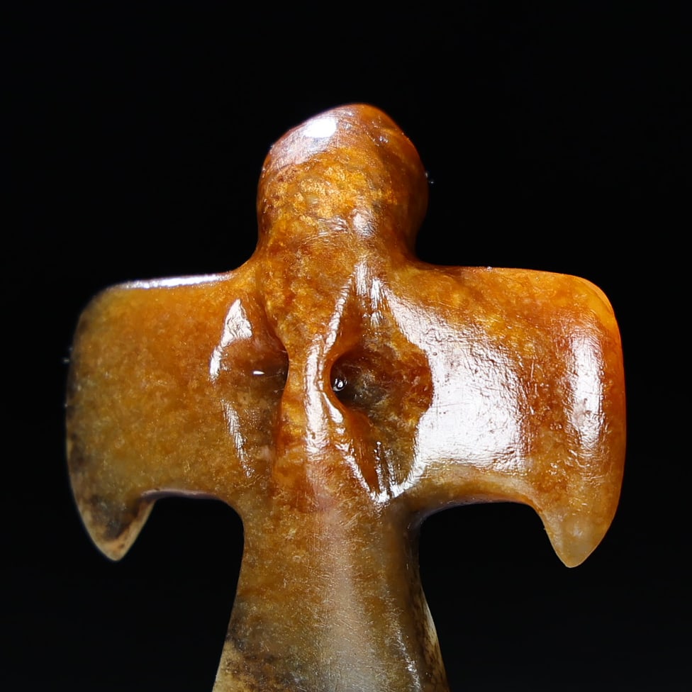 An Exquisite White Jade Eagle Pendant - 6