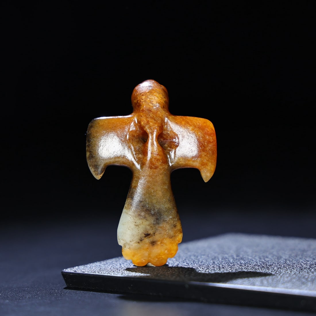 An Exquisite White Jade Eagle Pendant - 7