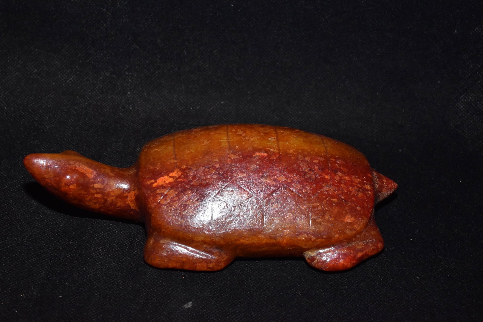 An Exquisite Hemo Jade Turtle Ornament (1 of 6)