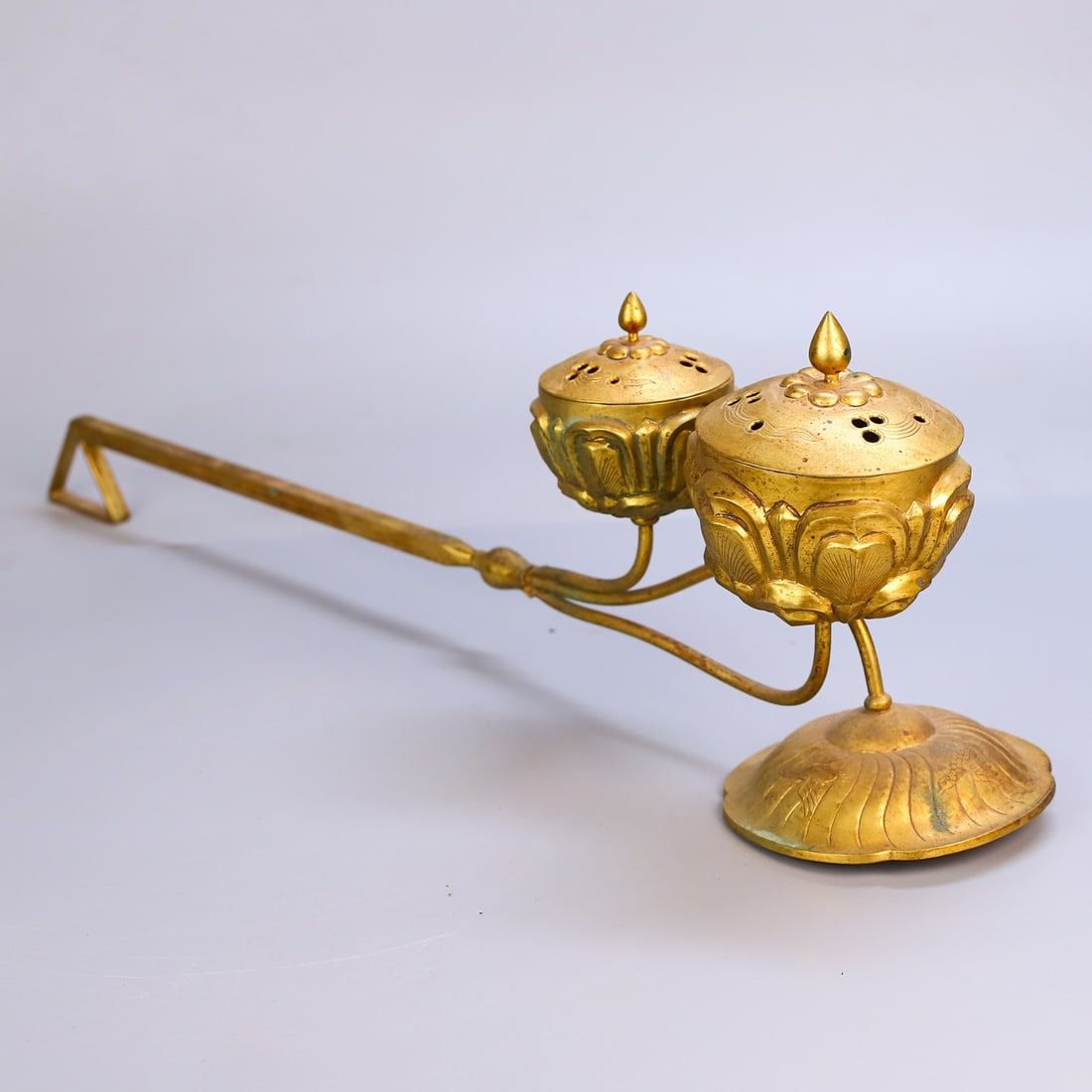 An Exquisite Gilt Bronze Censer - 4