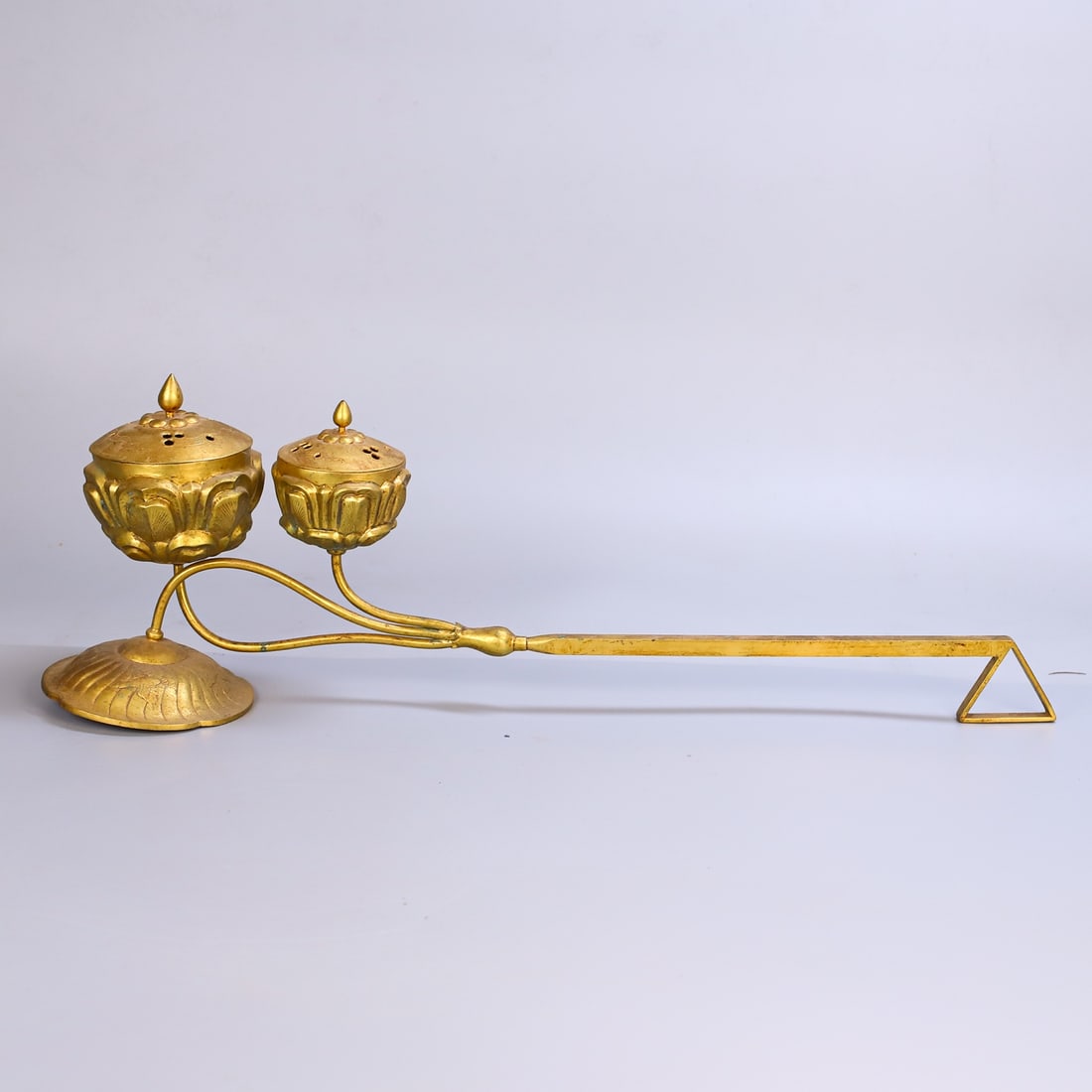 An Exquisite Gilt Bronze Censer - 5