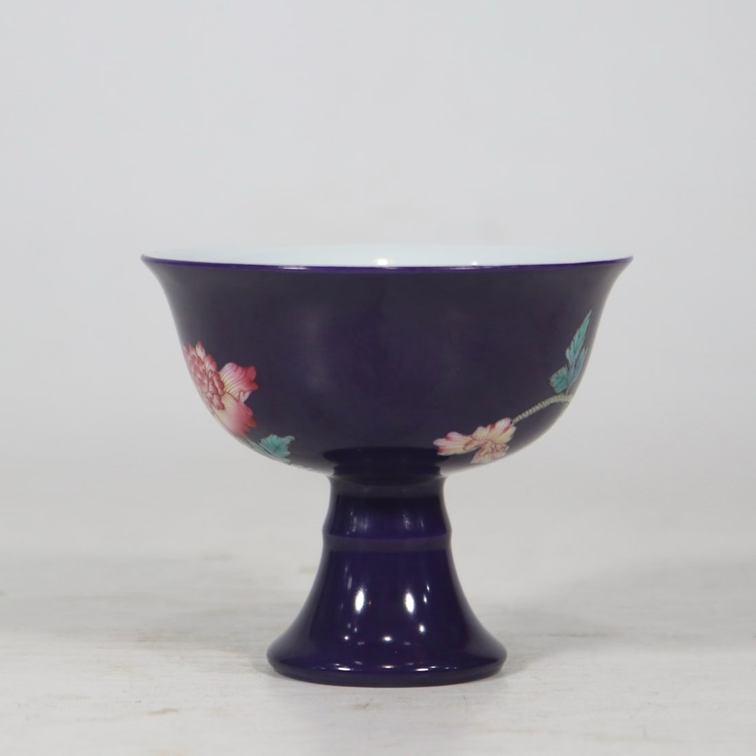 An Exquisite Enamel Flower Pattern Cup - 3