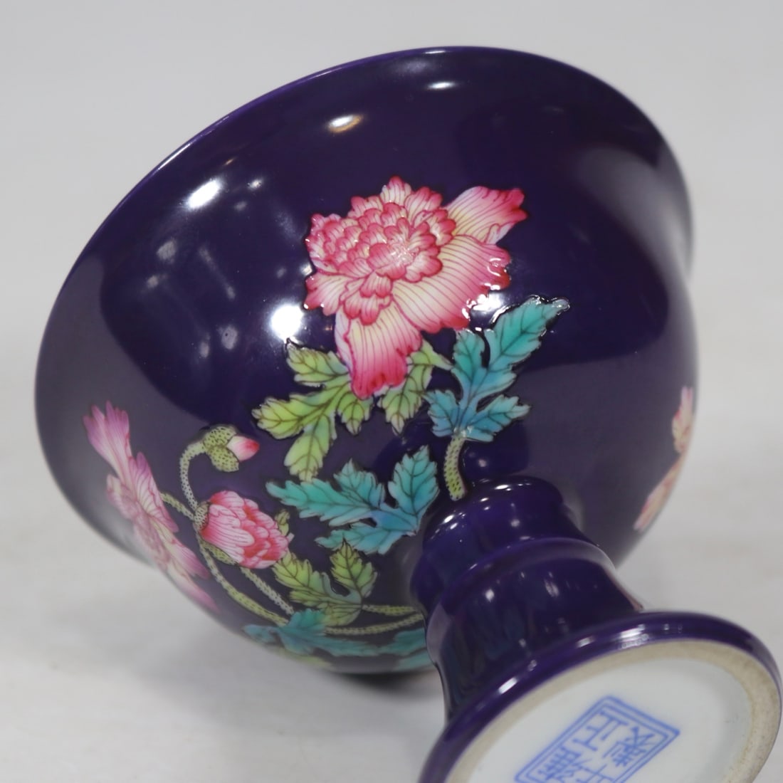 An Exquisite Enamel Flower Pattern Cup - 8