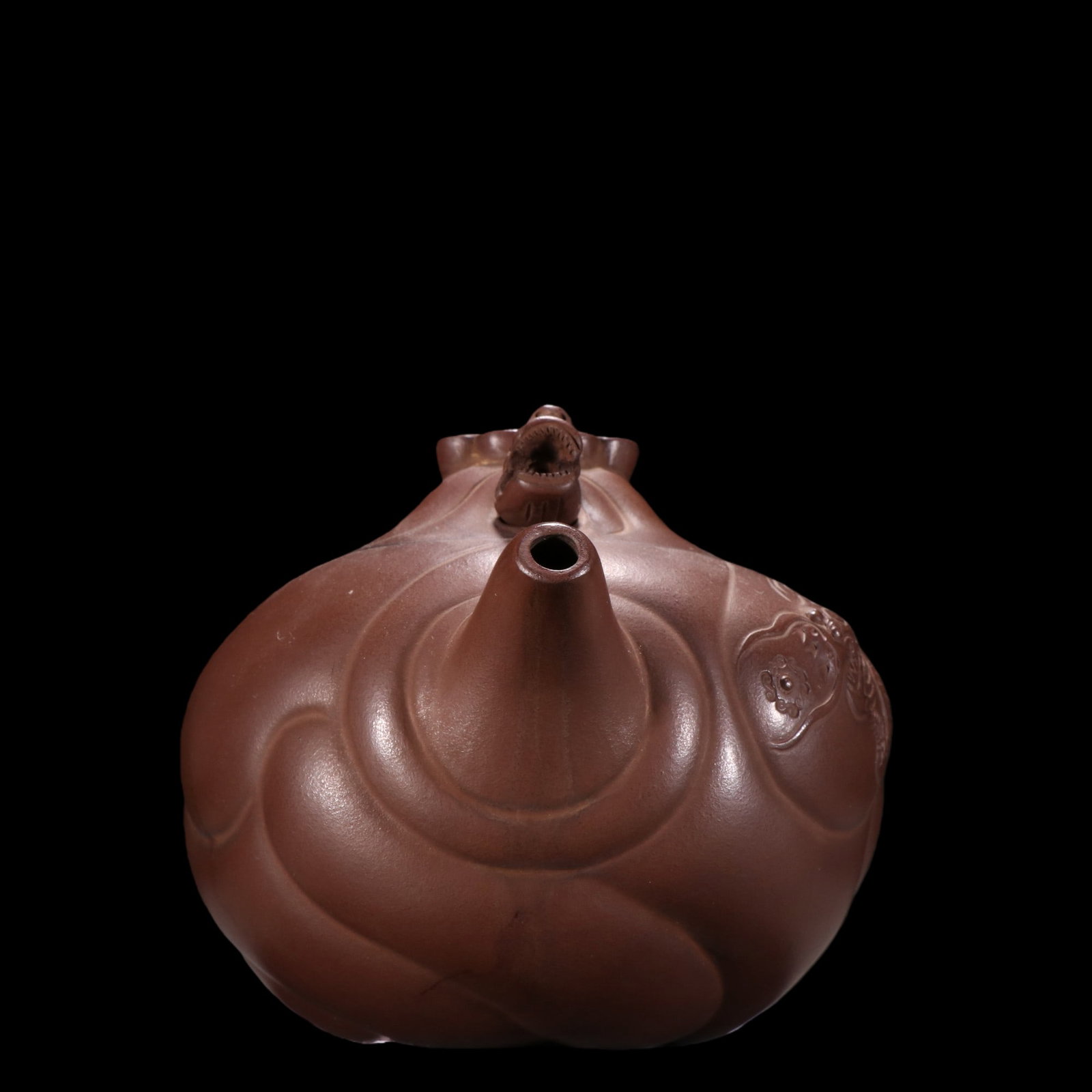 An Exquisite Purple Sands Dragon Pattern Teapot - 3